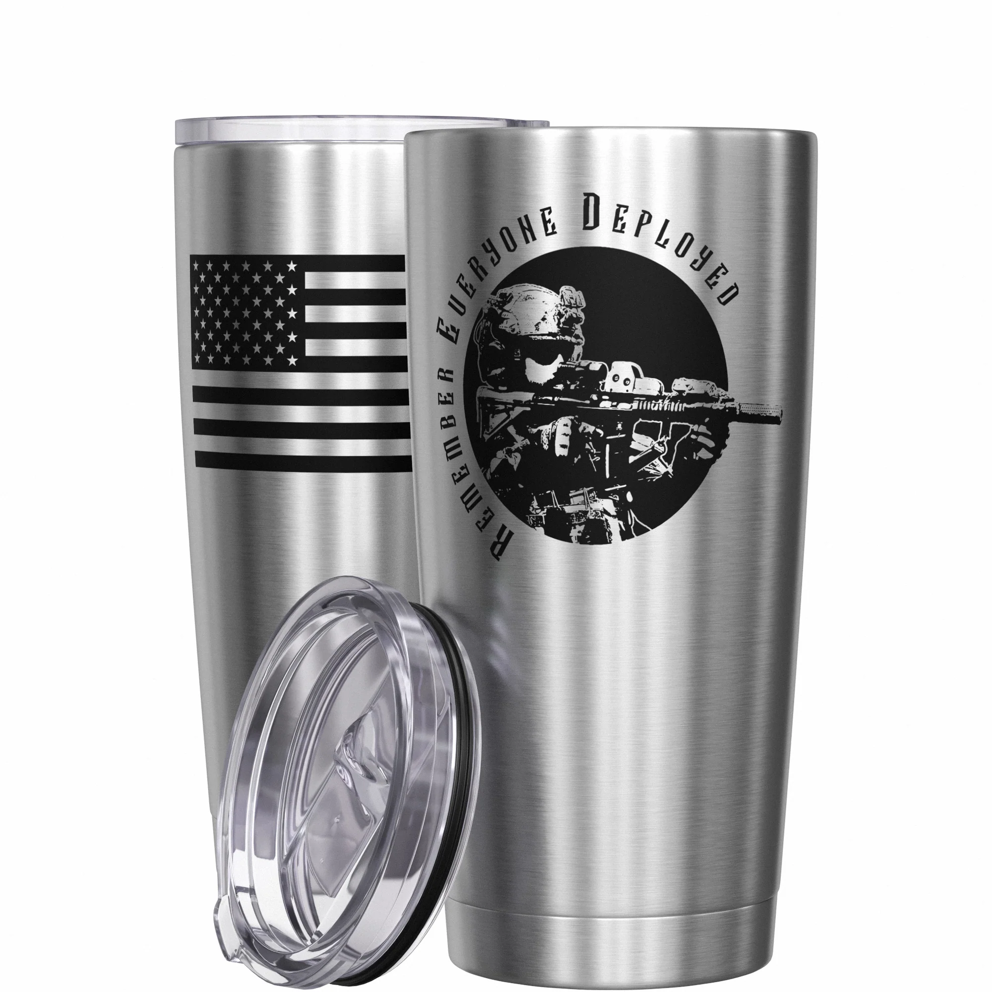 Remember Everyone Deployed (R.E.D.) Stainless Steel Tumbler - Image 11