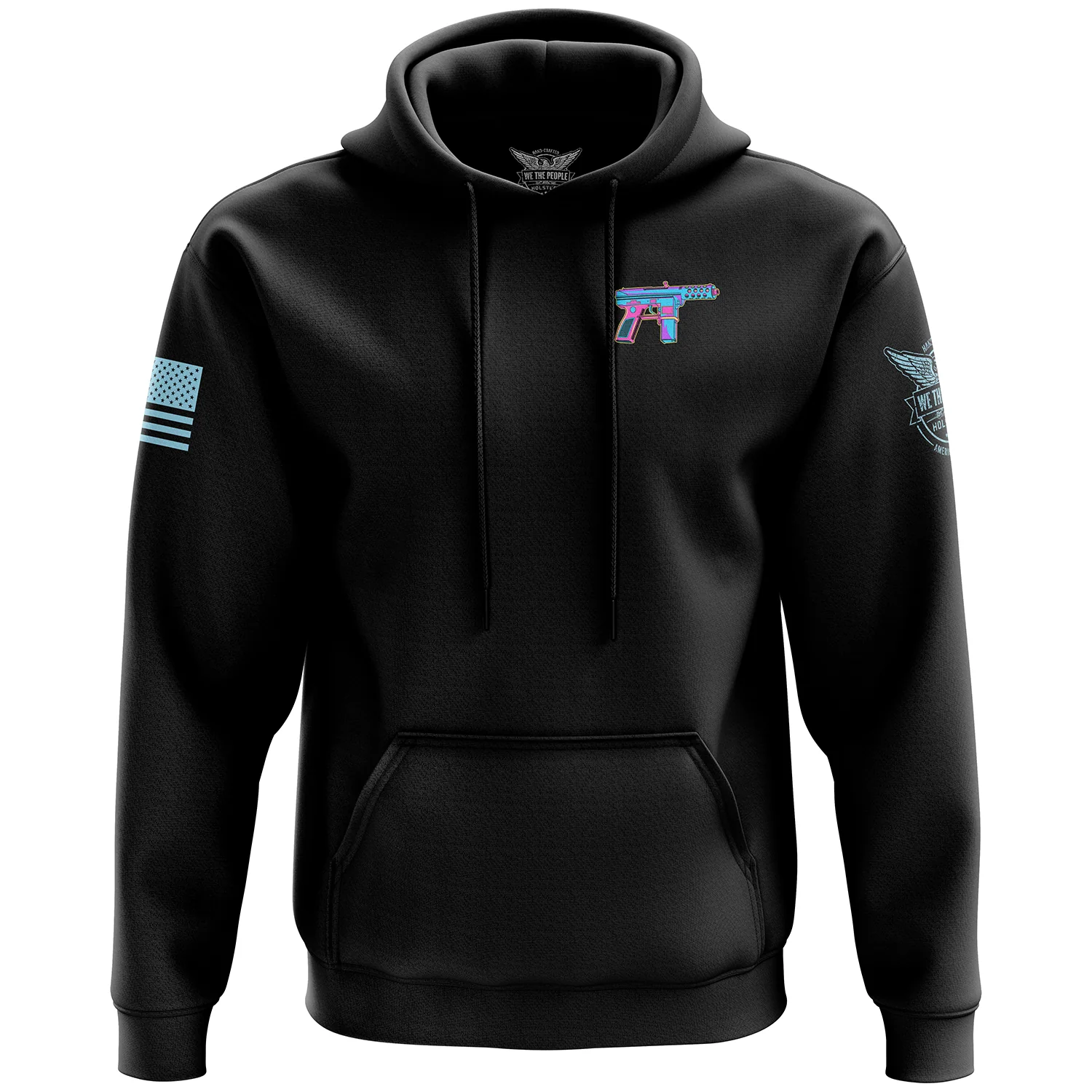 Retro Wave Tec9 Hoodie - Image 2