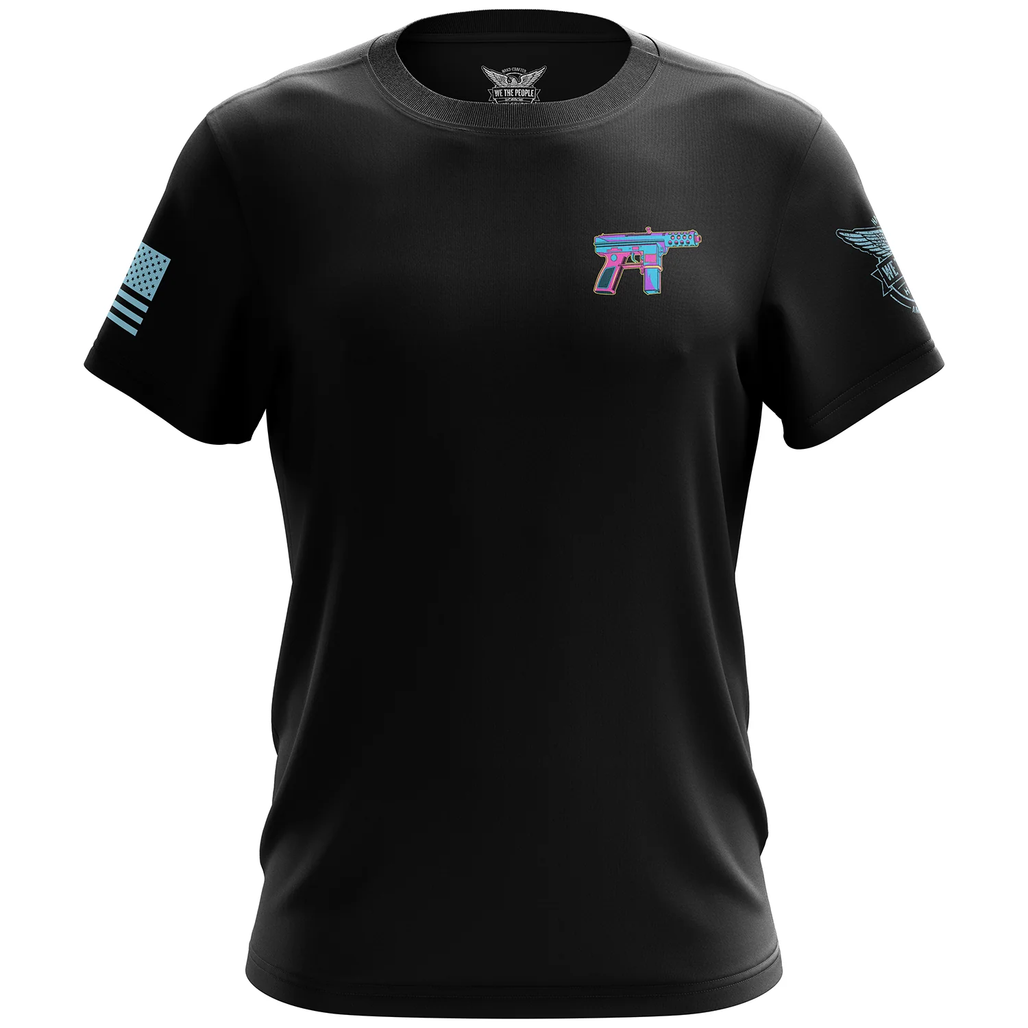 Retro Wave Tec9 Short Sleeve Shirt - Image 2