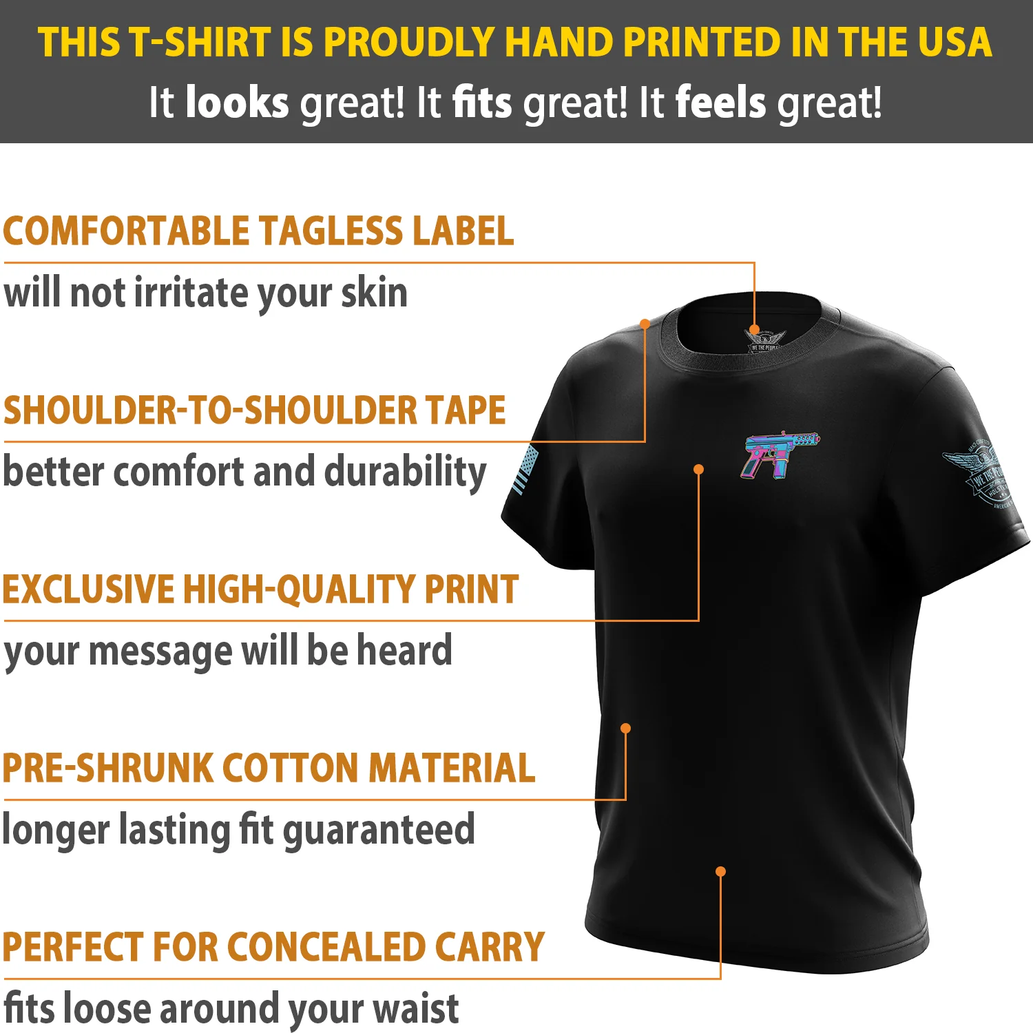 Retro Wave Tec9 Short Sleeve Shirt - Image 7