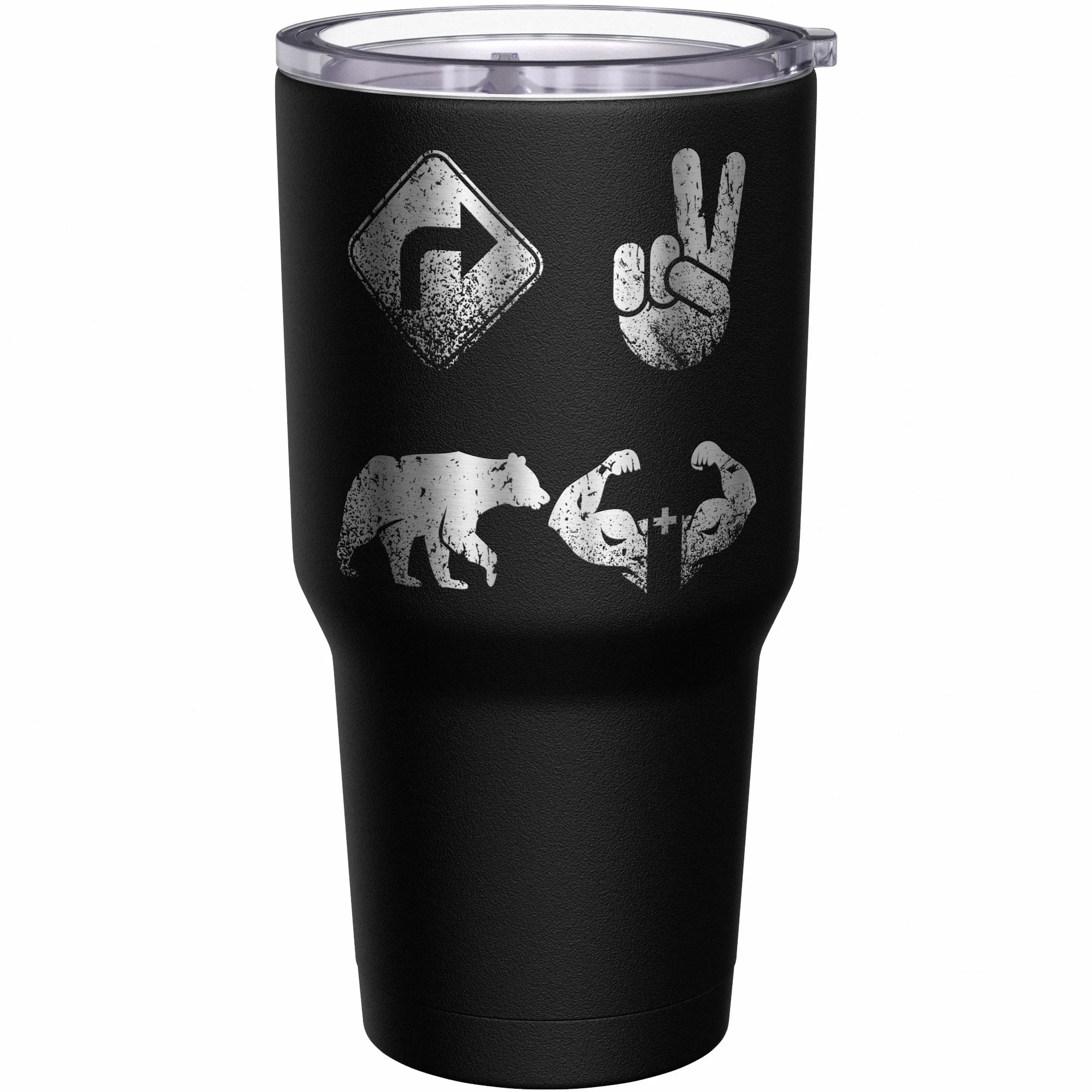 Right 2 Bear Arms Stainless Steel Tumbler - Image 2