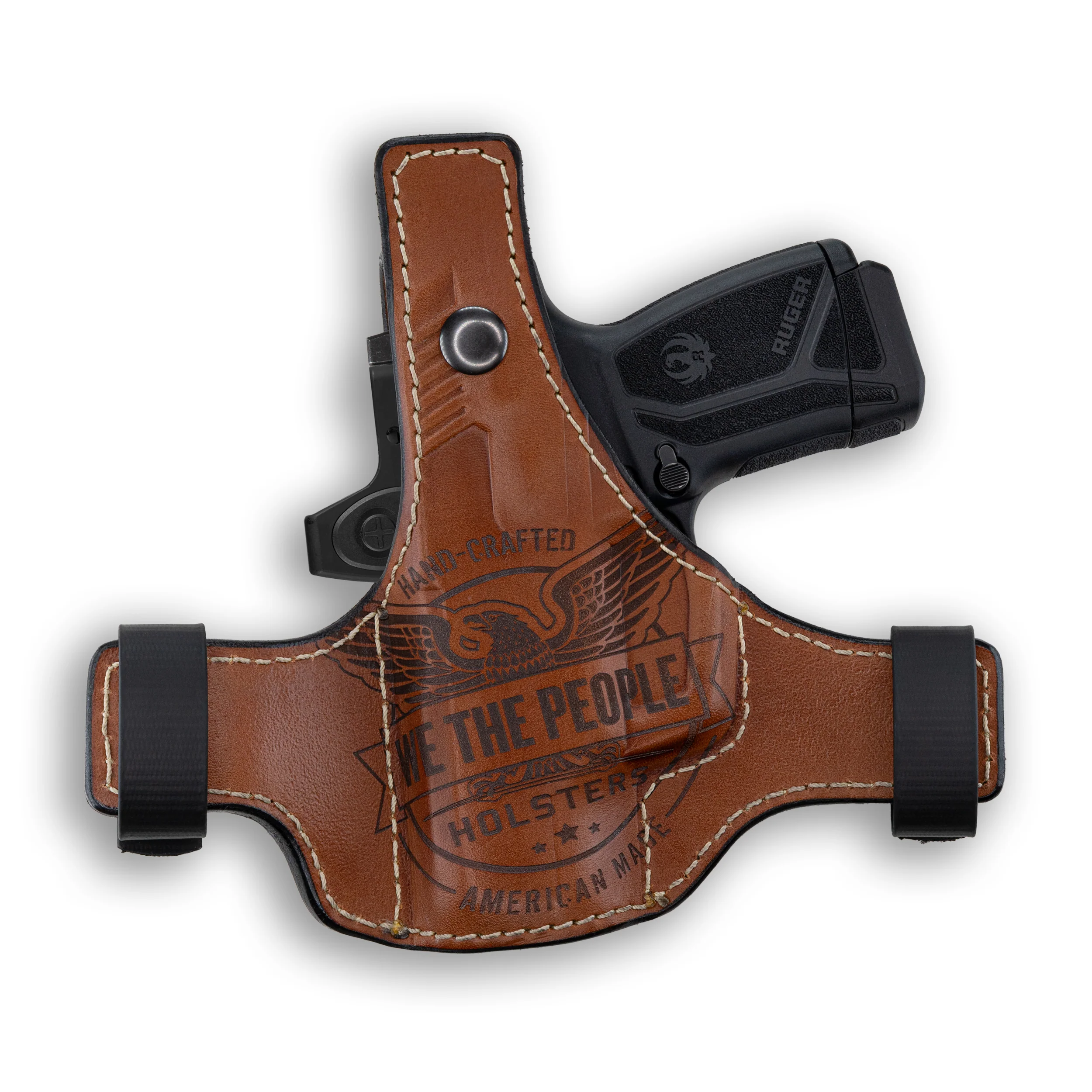 Ruger MAX-9 3.2" Independence Thumb Break Leather OWB Holster - Image 2