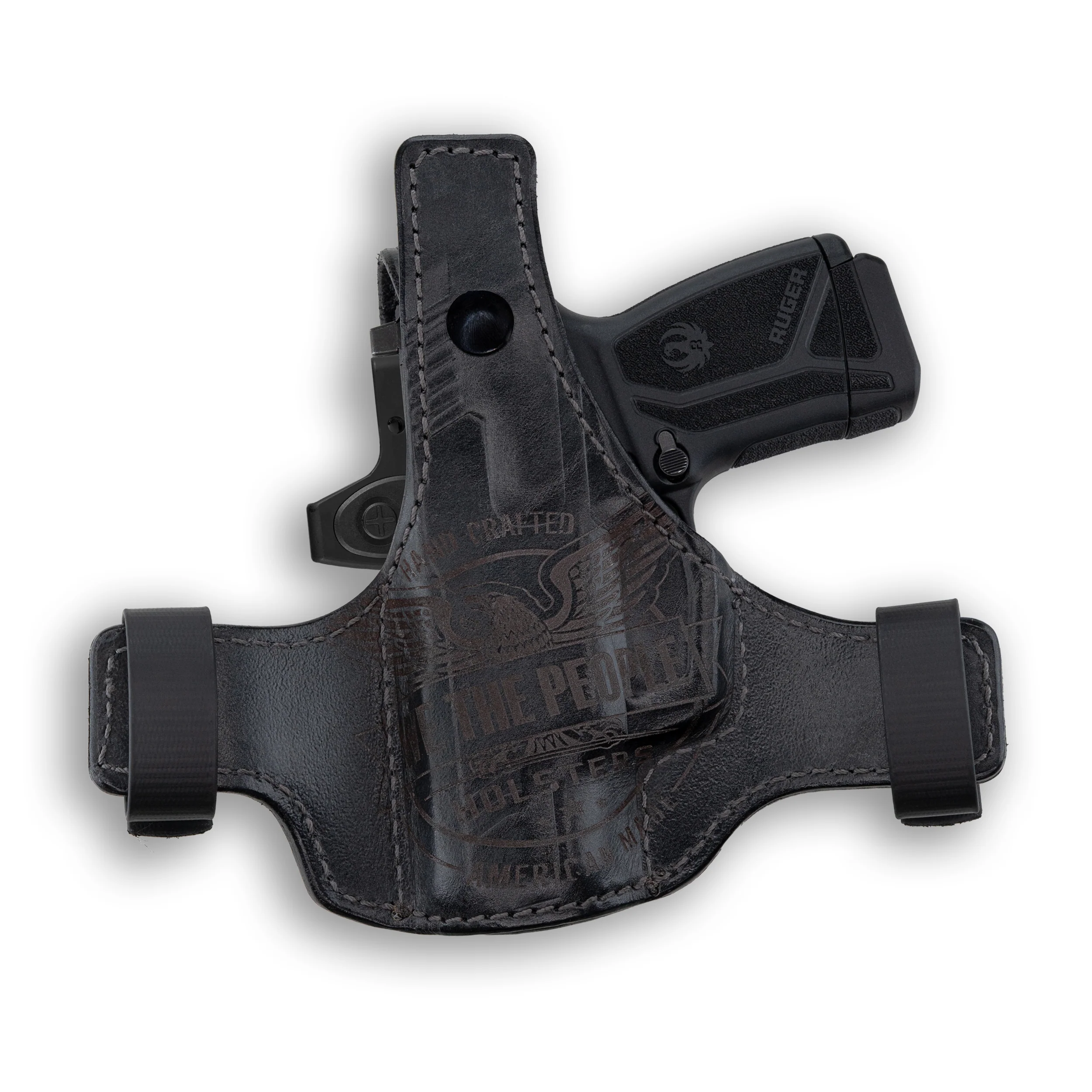 Ruger MAX-9 3.2" Independence Thumb Break Leather OWB Holster - Image 4
