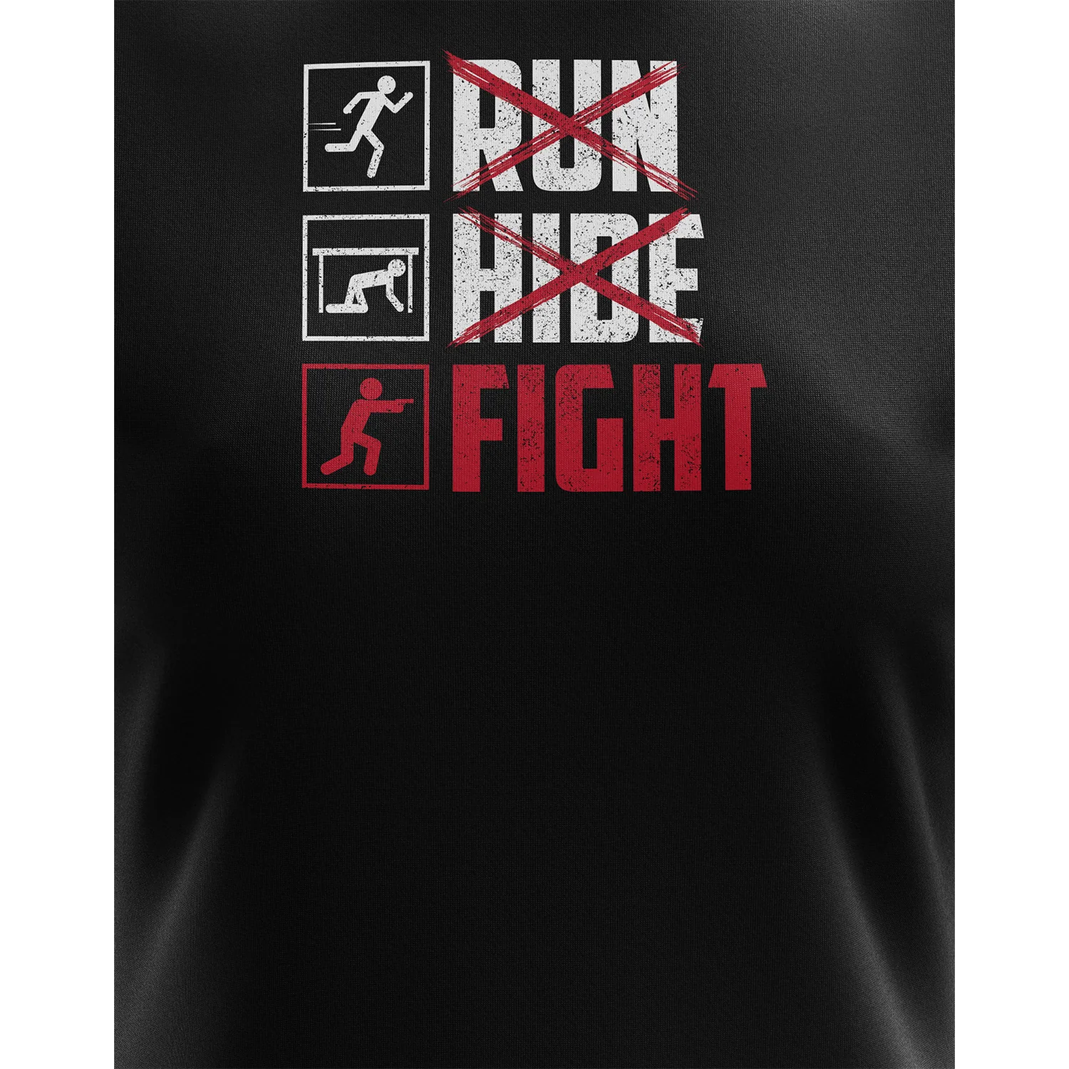 Run Hide Fight Women's Short Sleeve Shirt - Image 3