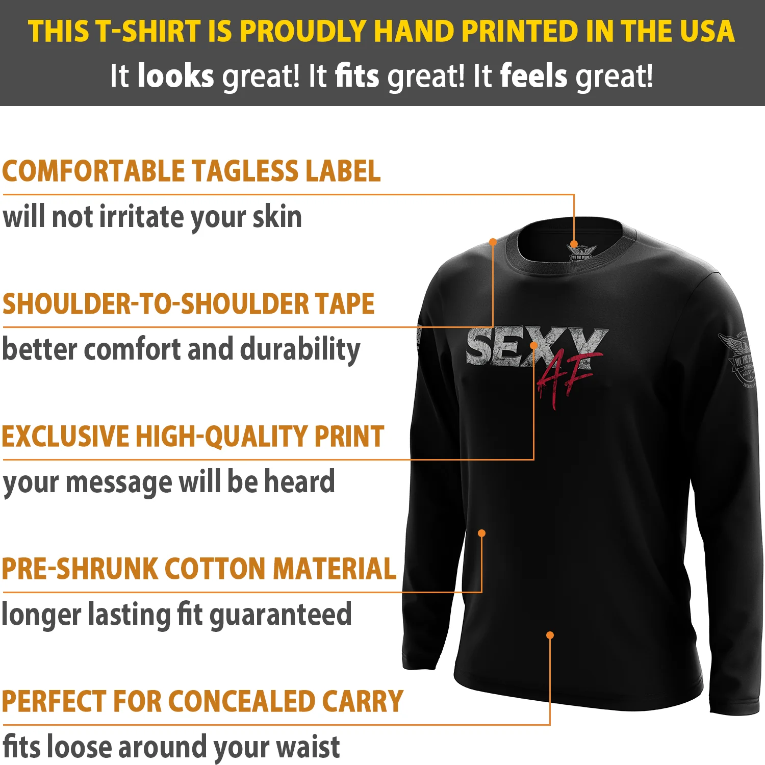 Sexy AF Long Sleeve Shirt - Image 6