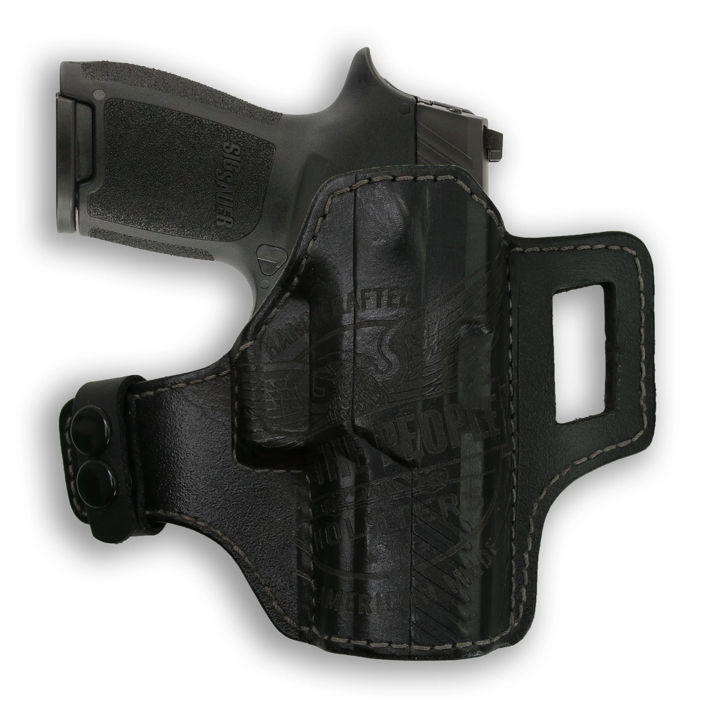 Sig Sauer P250C Independence Leather OWB Holster - Image 4