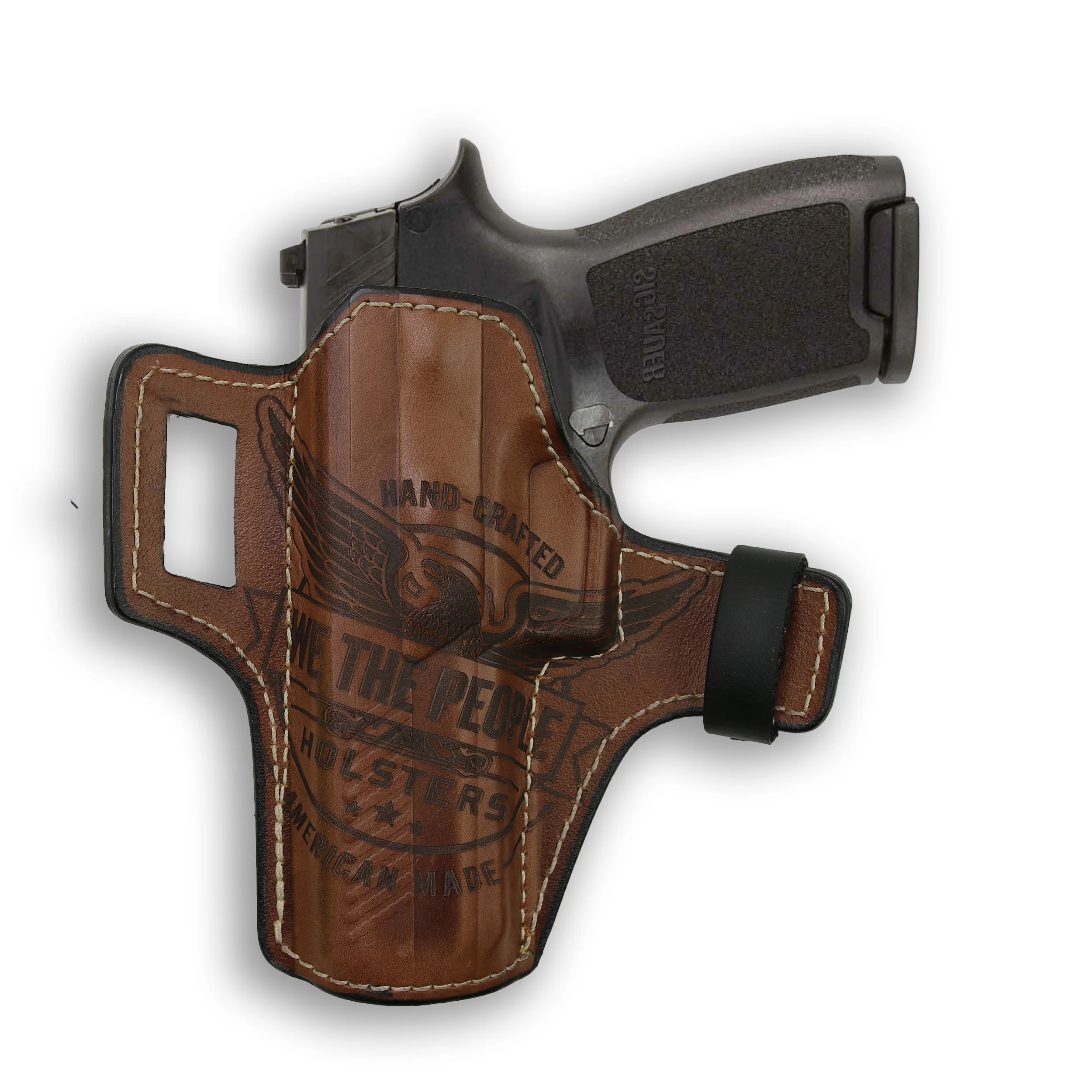 Sig Sauer P320 Full Size Independence Leather OWB Holster - Image 2