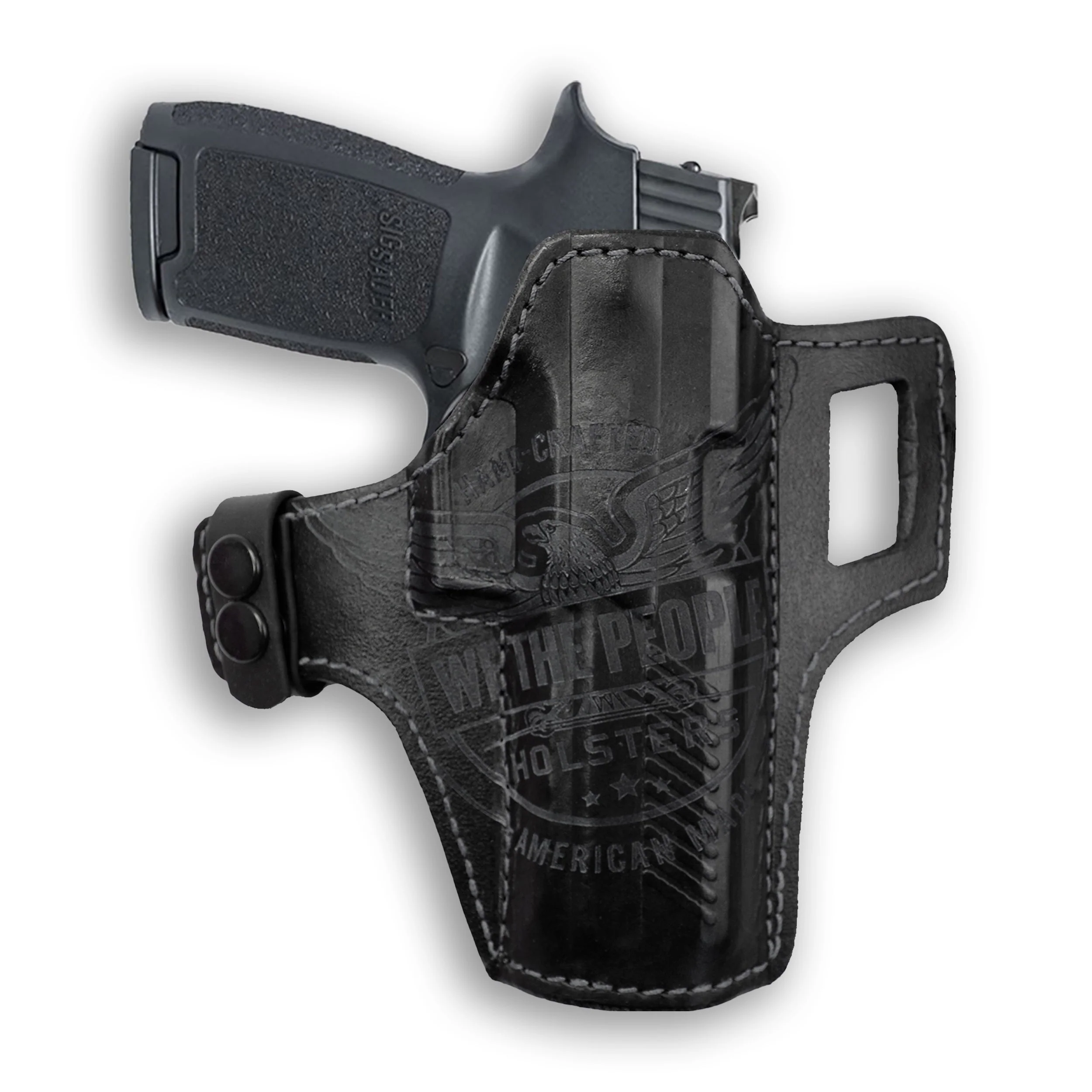 Sig Sauer P320 Full Size Independence Leather OWB Holster - Image 4