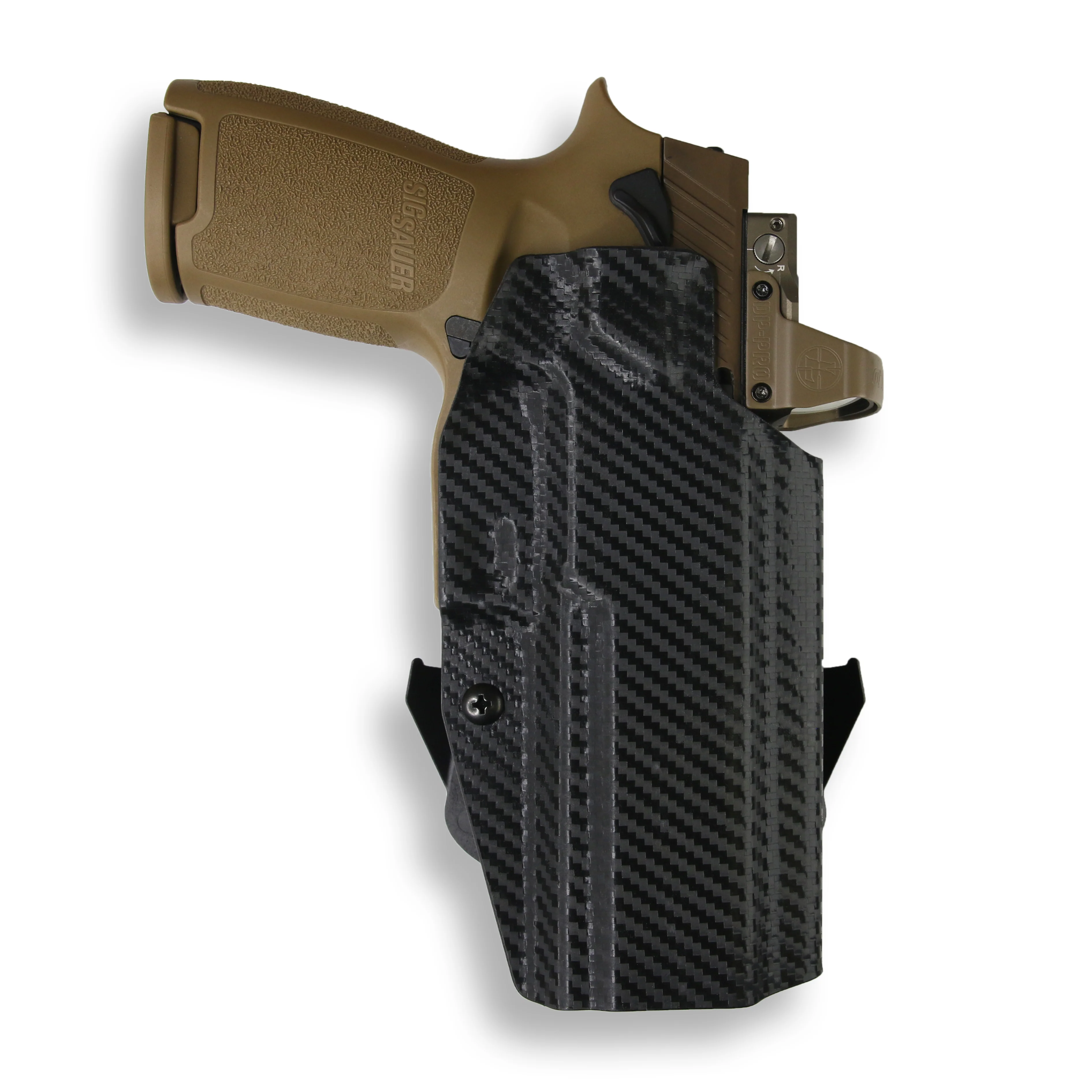 Sig Sauer P320 Full Size 9MM/.40SW Manual Safety Red Dot Optic Cut OWB Holster - Image 5