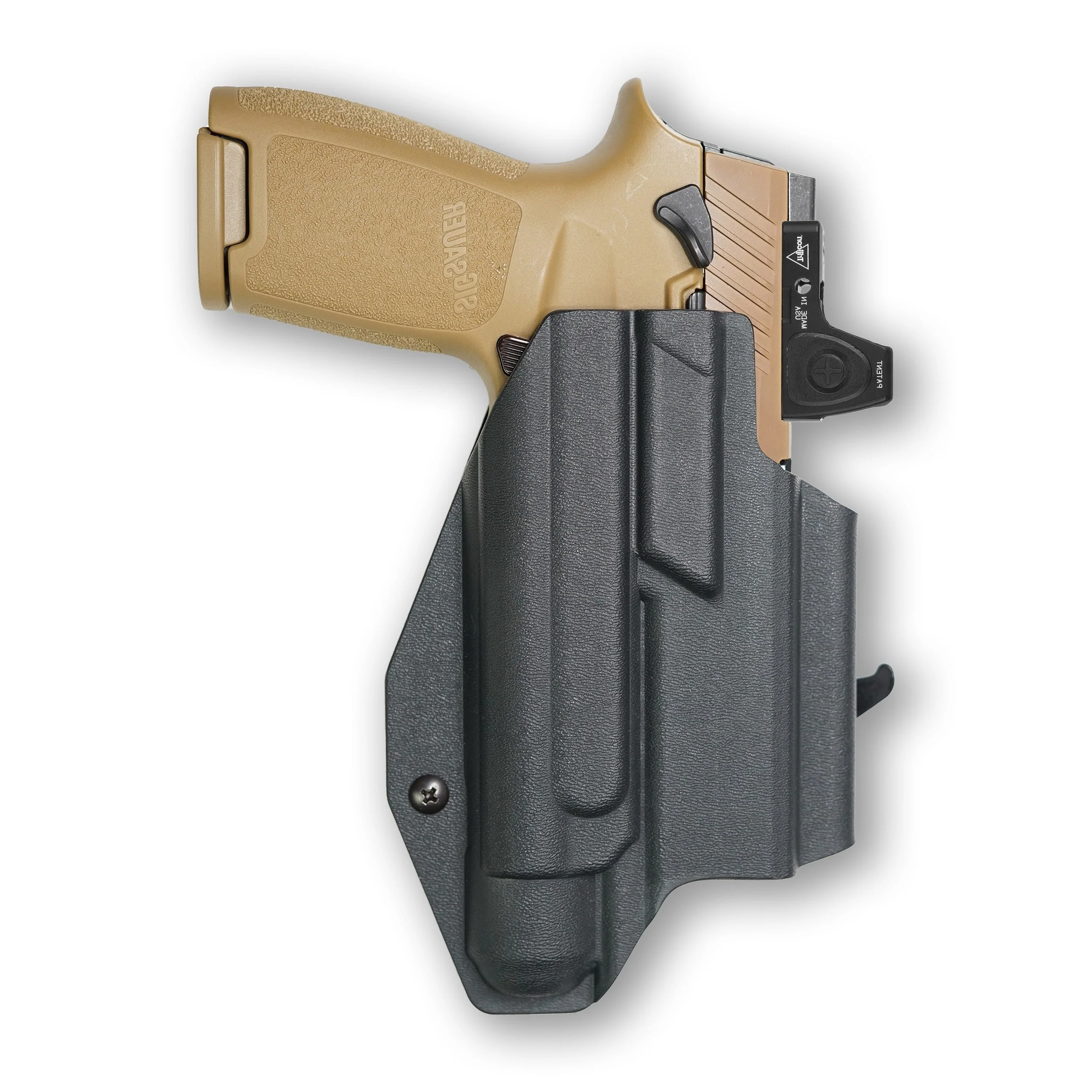 Sig Sauer P320-M18 with Streamlight TLR-1/1S/HL Light Red Dot Optic Cut OWB Holster