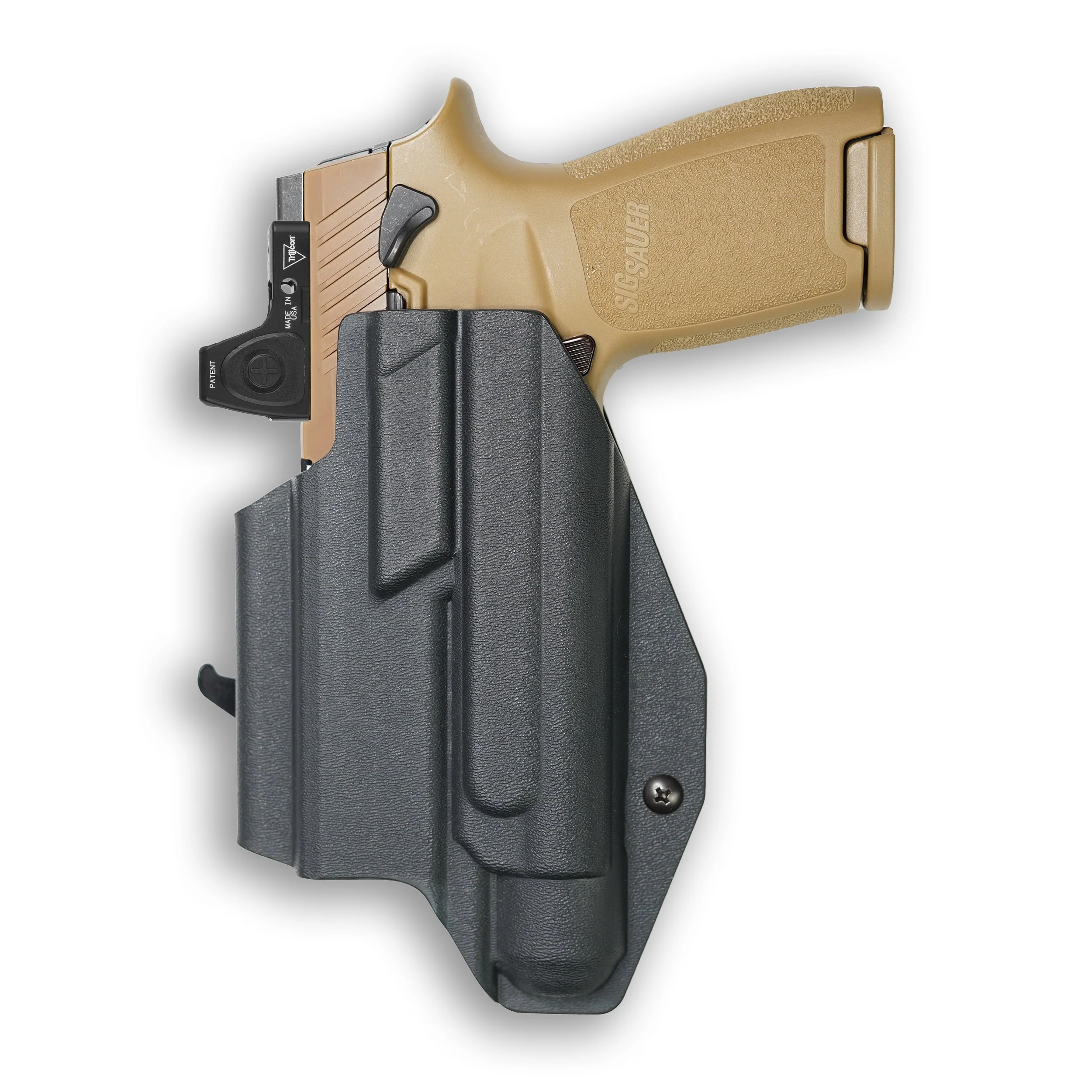 Sig Sauer P320-M18 with Streamlight TLR-1/1S/HL Light Red Dot Optic Cut OWB Holster - Image 3