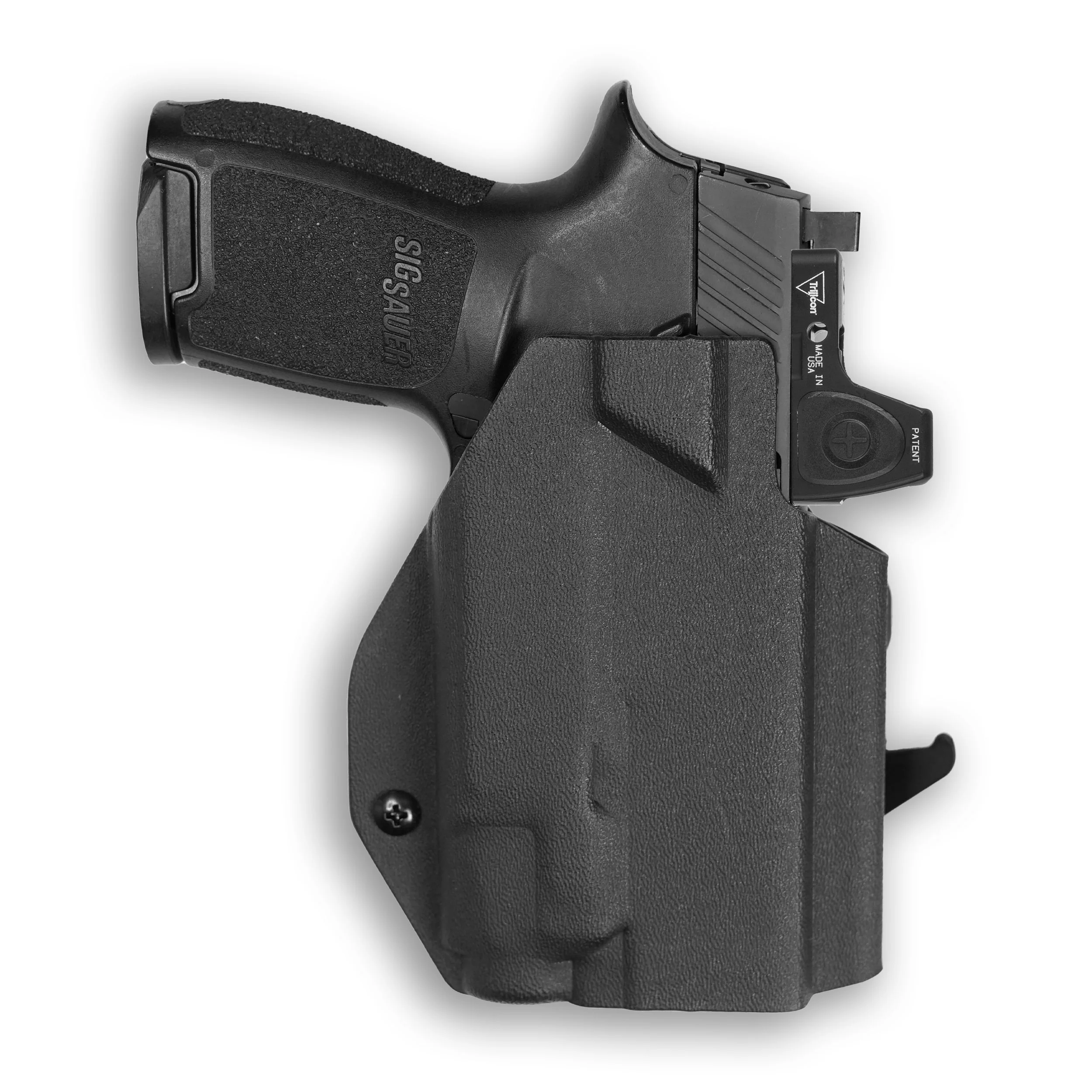Sig Sauer P320-M18 with Streamlight TLR-7/7A/7X Light Red Dot Optic Cut OWB Holster