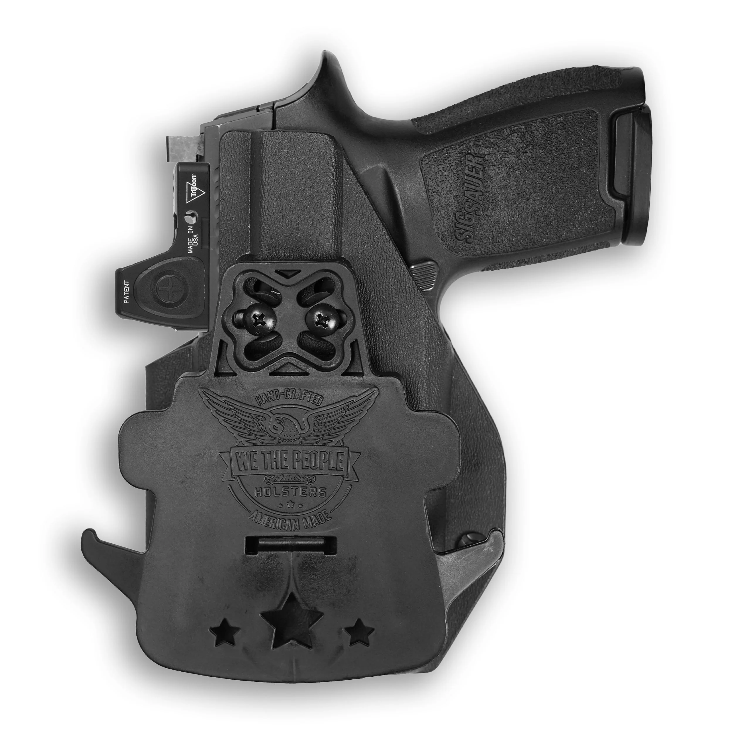 Sig Sauer P320-M18 with Streamlight TLR-7/7A/7X Light Red Dot Optic Cut OWB Holster - Image 2