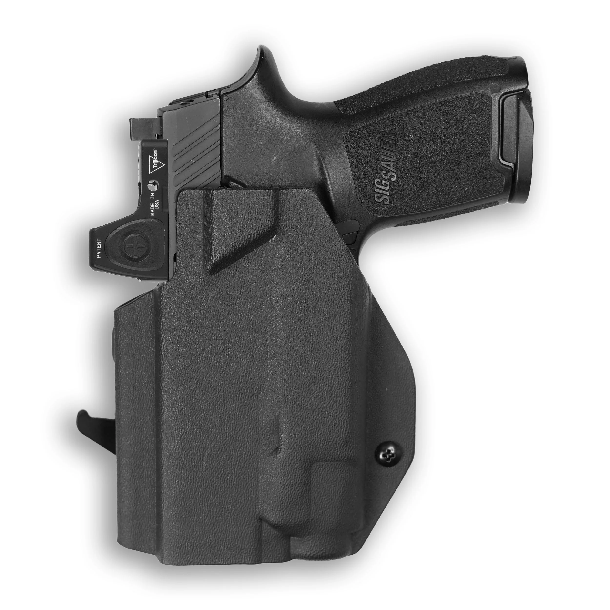Sig Sauer P320-M18 with Streamlight TLR-7/7A/7X Light Red Dot Optic Cut OWB Holster - Image 3