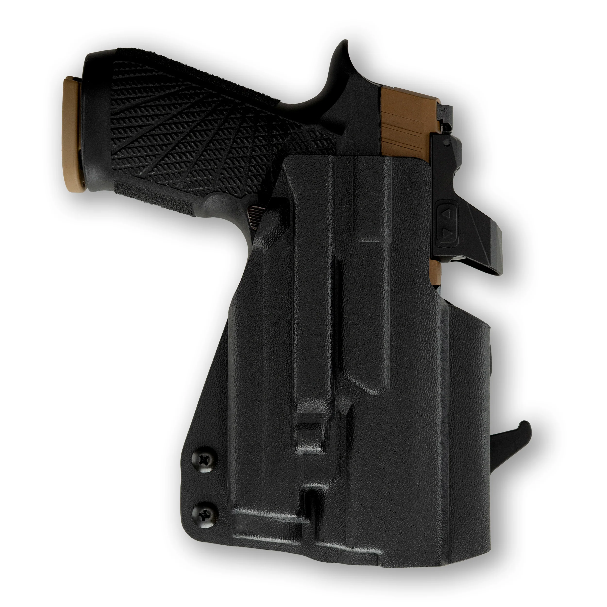 Sig Sauer P320-XCarry 9MM/.40SW Wilson Combat Grip with Olight Baldr S Light Red Dot Optic Cut OWB Holster