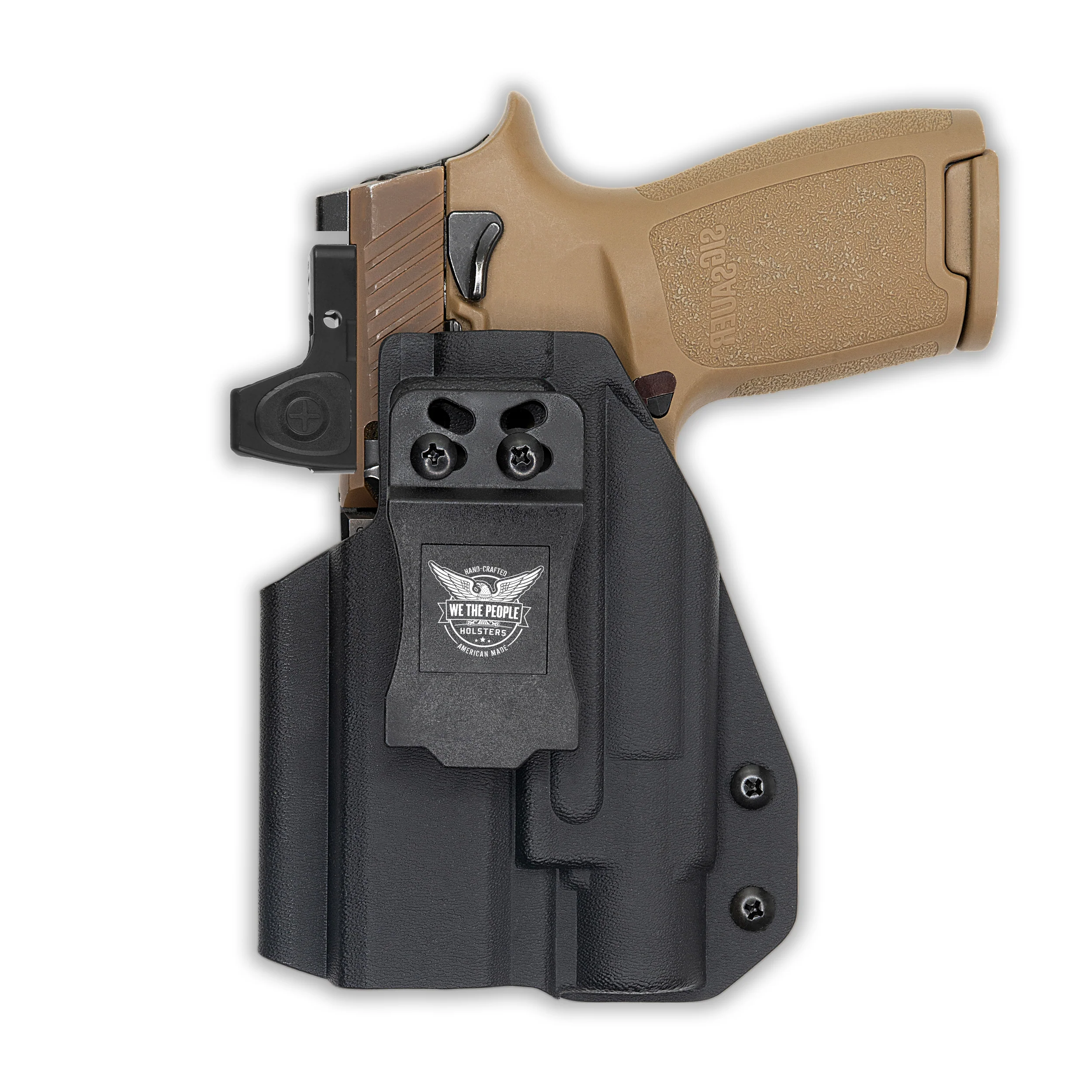 Sig Sauer P320-M18 with Streamlight TLR-3 Light Red Dot Optic Cut IWB Holster - Image 3