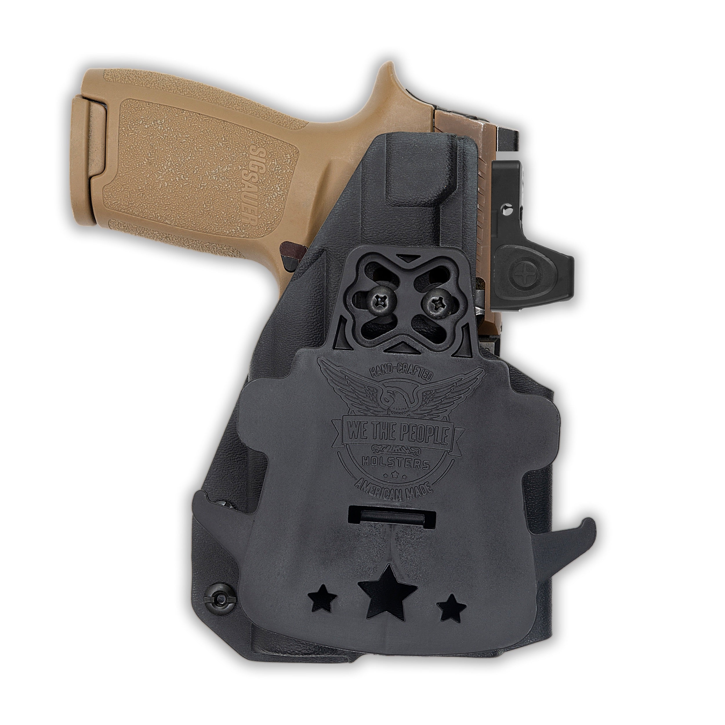 Sig Sauer P320-M18 with Streamlight TLR-3 Light Red Dot Optic Cut OWB Holster - Image 4