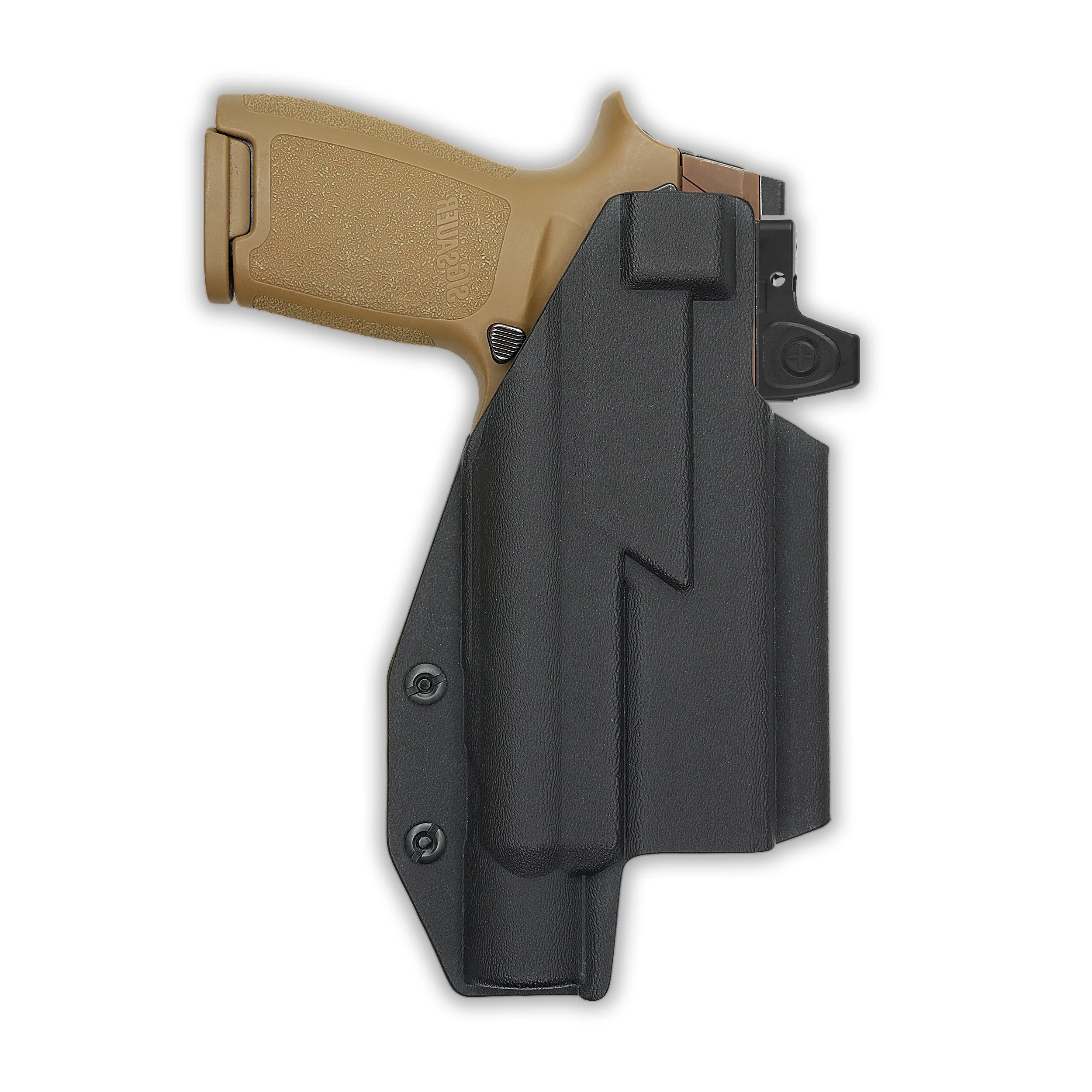 Sig Sauer P320C 9MM/.40SW Manual Safety with Surefire X300T-B Light Red Dot Optic Cut IWB Holster - Image 4
