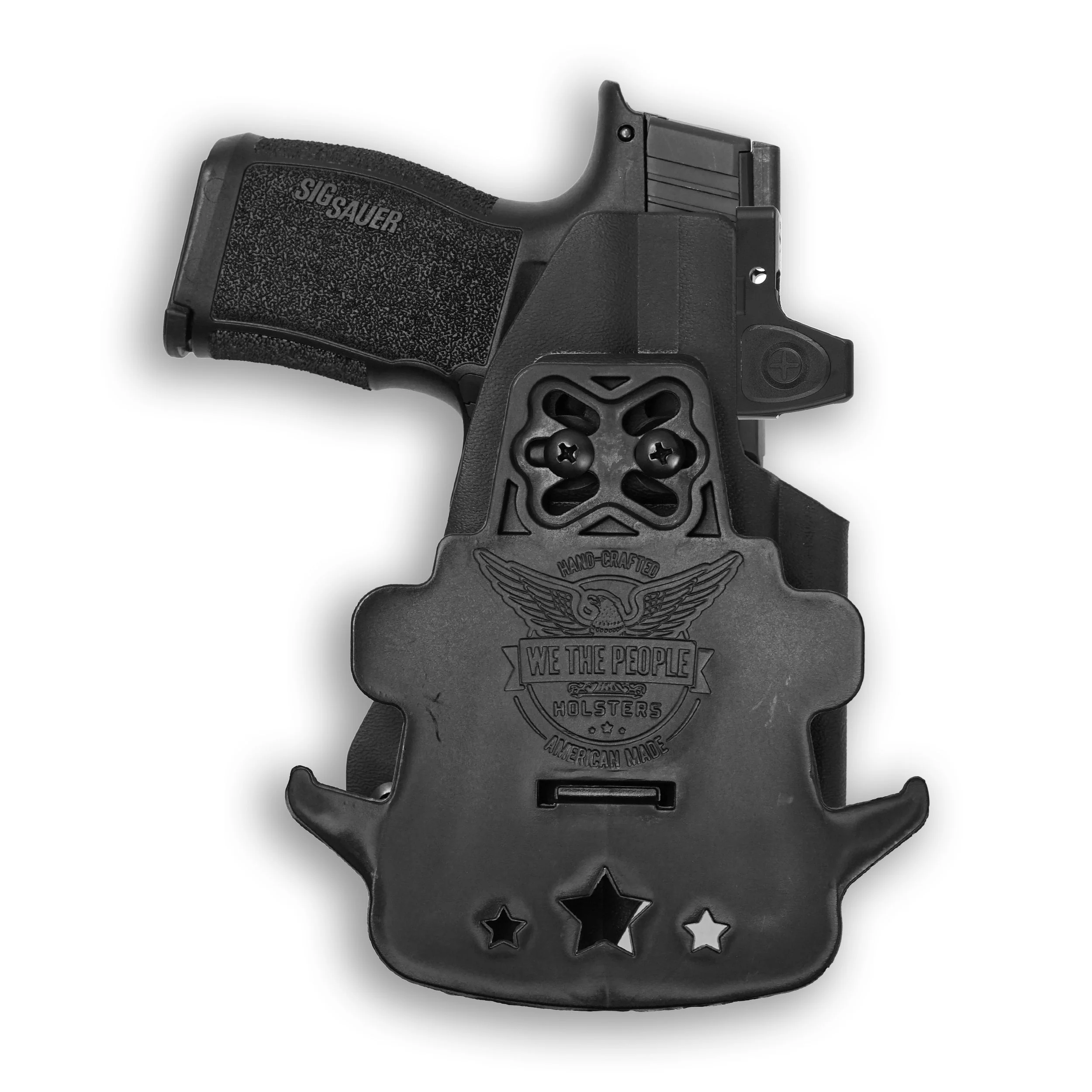 Sig Sauer P365 380 with Streamlight TLR-7 Sub Light Red Dot Optic Cut OWB Holster - Image 4