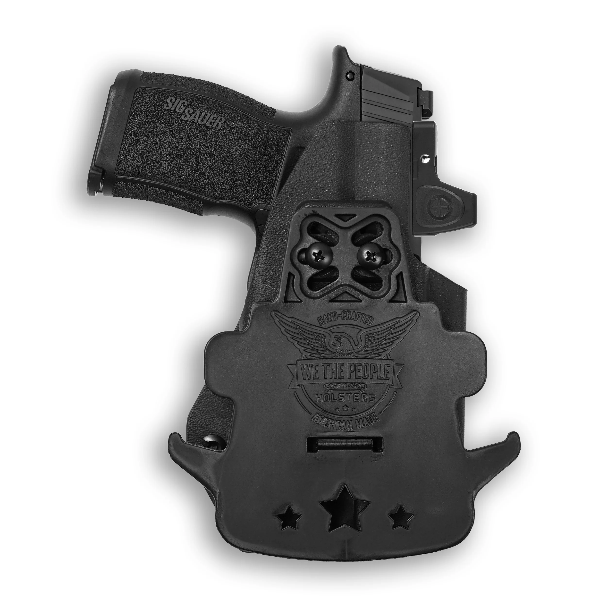 Sig Sauer P365 XL Spectre Comp with Streamlight TLR-7 Sub Light Red Dot Optic Cut OWB Holster - Image 4