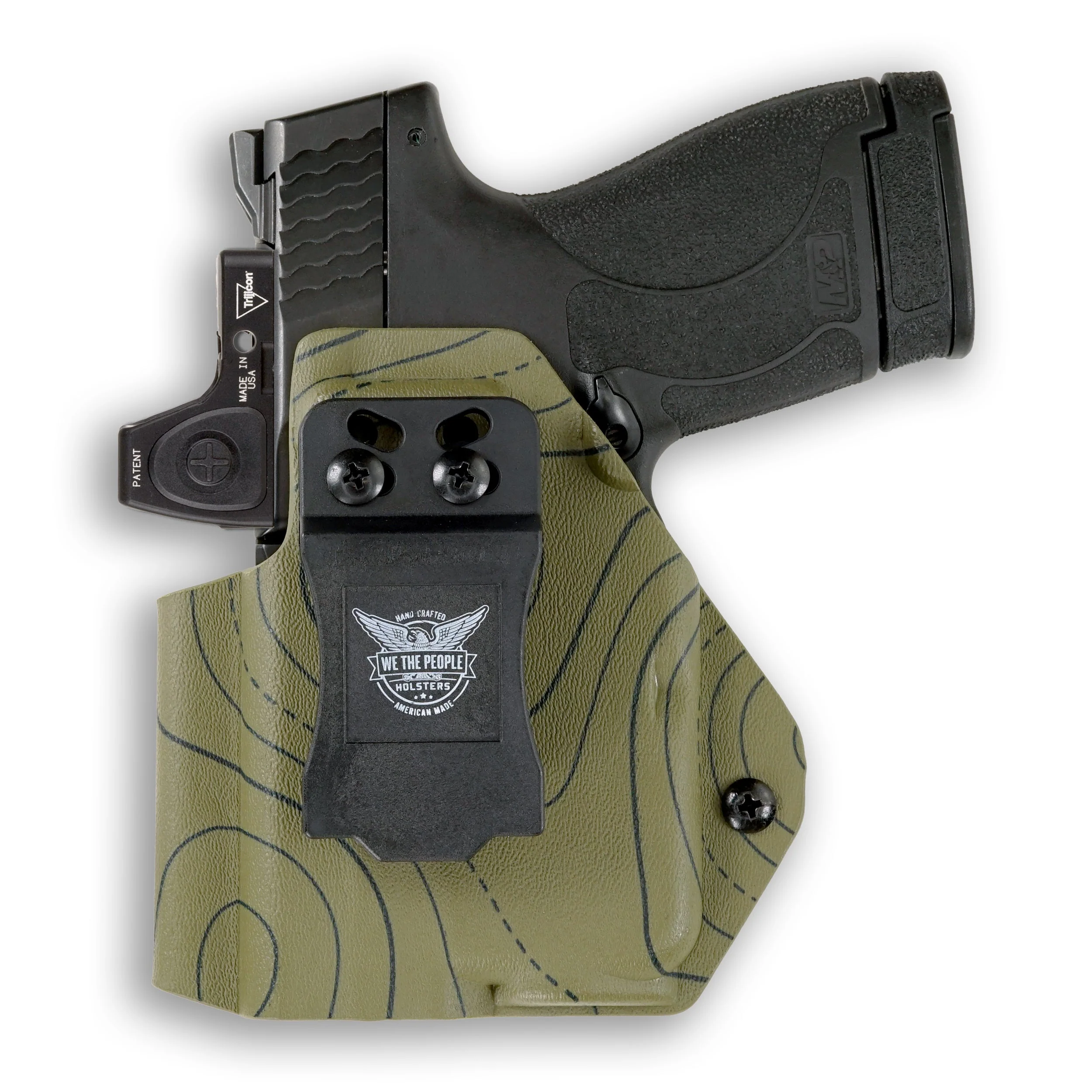 Sig Sauer P365-XMacro Comp with Streamlight TLR-7/7A/7X Light Red Dot Optic Cut IWB Holster - Image 109