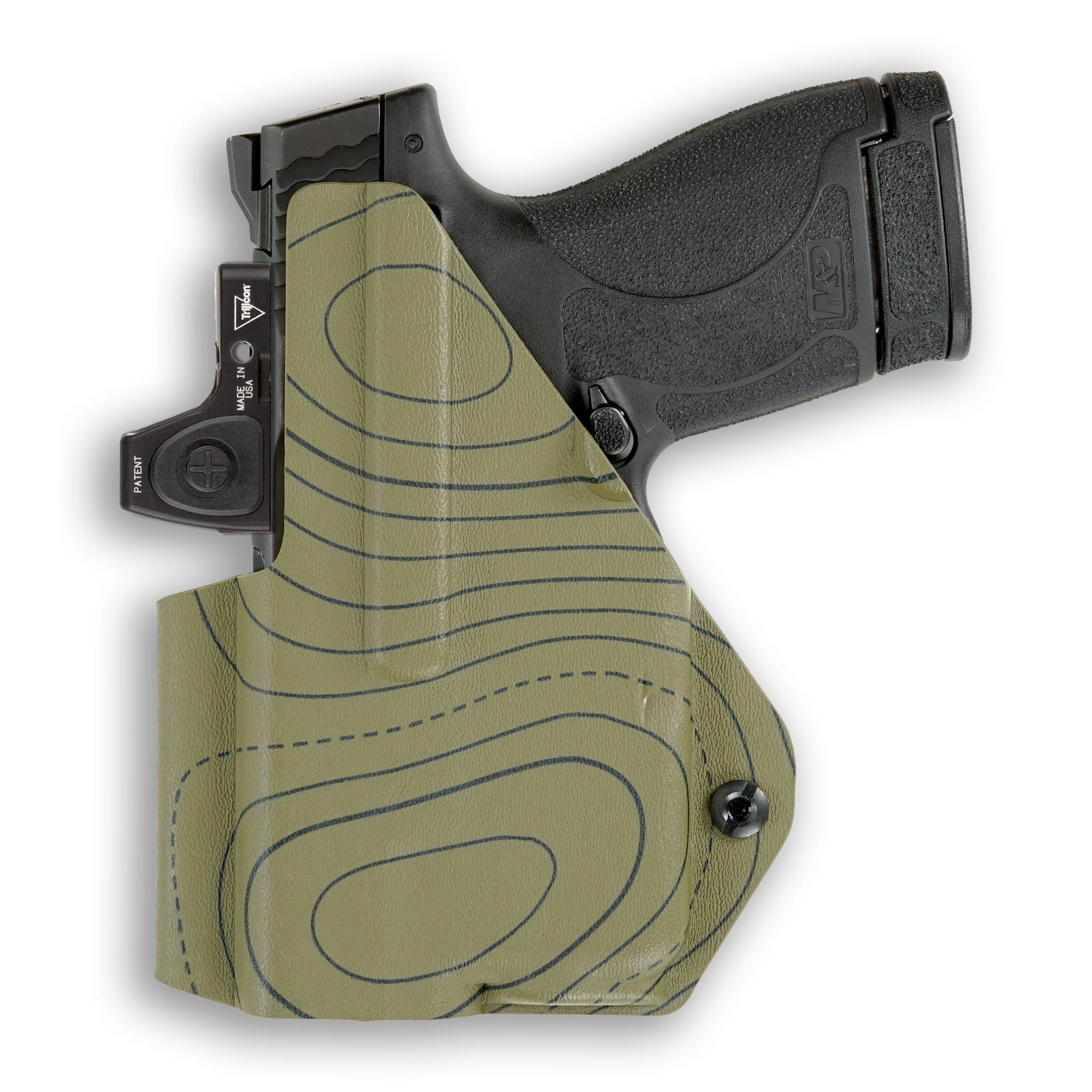 Sig Sauer P365-XMacro Tacops with Olight PL-Mini 2 Valkyrie Light Red Dot Optic Cut IWB Holster - Image 108
