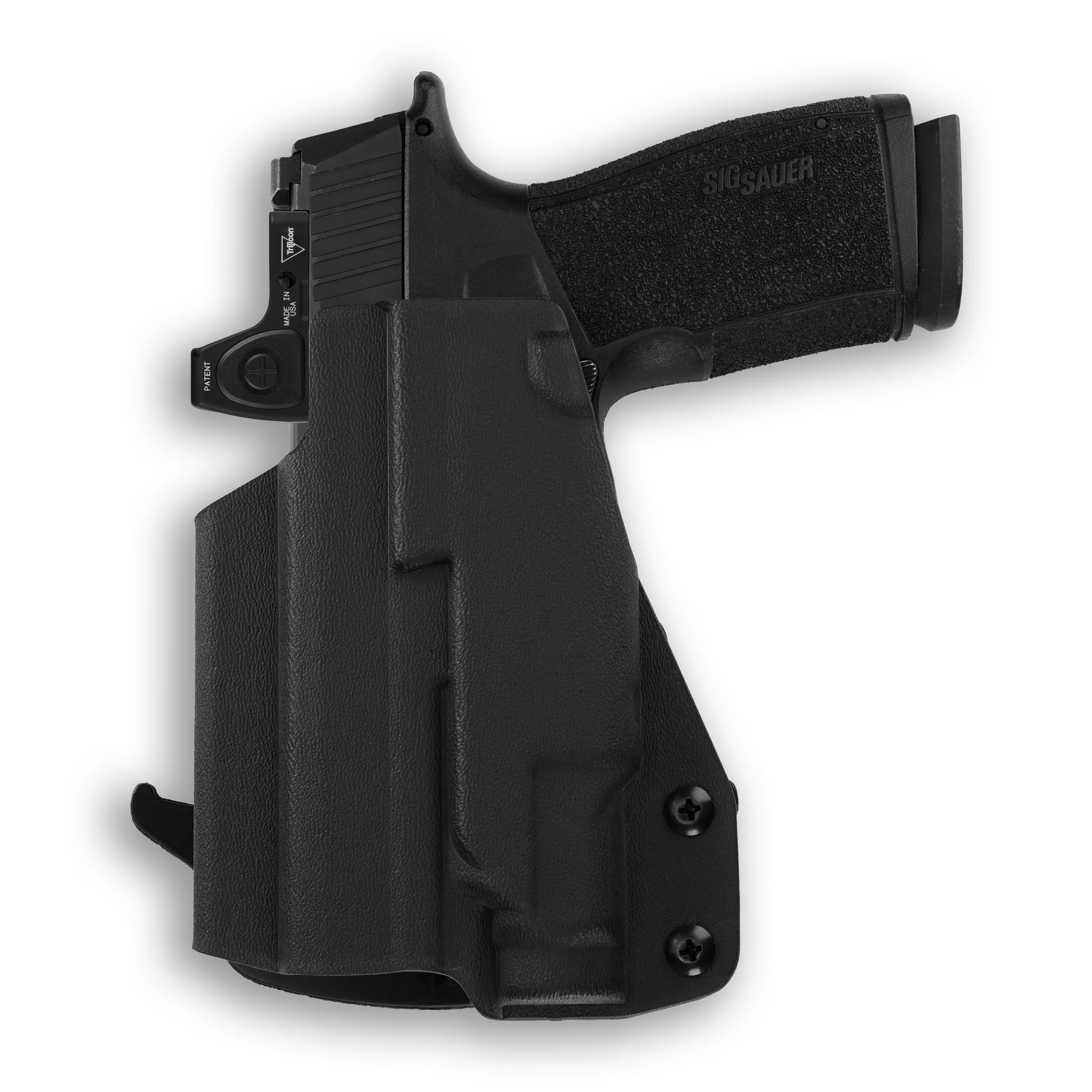 Sig Sauer P365-XMacro Tacops with Streamlight TLR-7 Sub Light Red Dot Optic Cut OWB Holster - Image 3