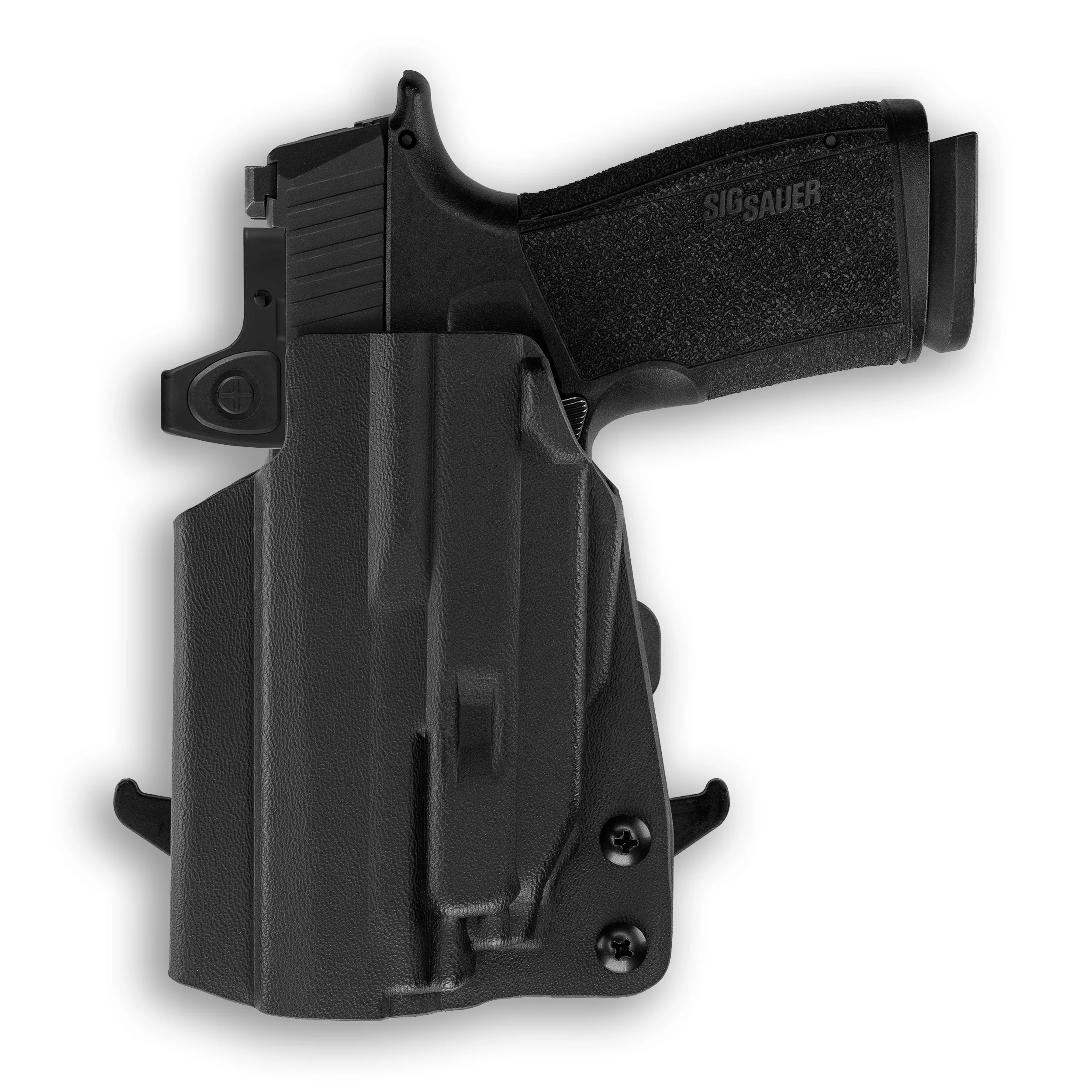 Sig Sauer P365-XMacro with Crimson Trace CMR-201 Rail Master Universal Laser Red Dot Optic Cut OWB Holster - Image 3