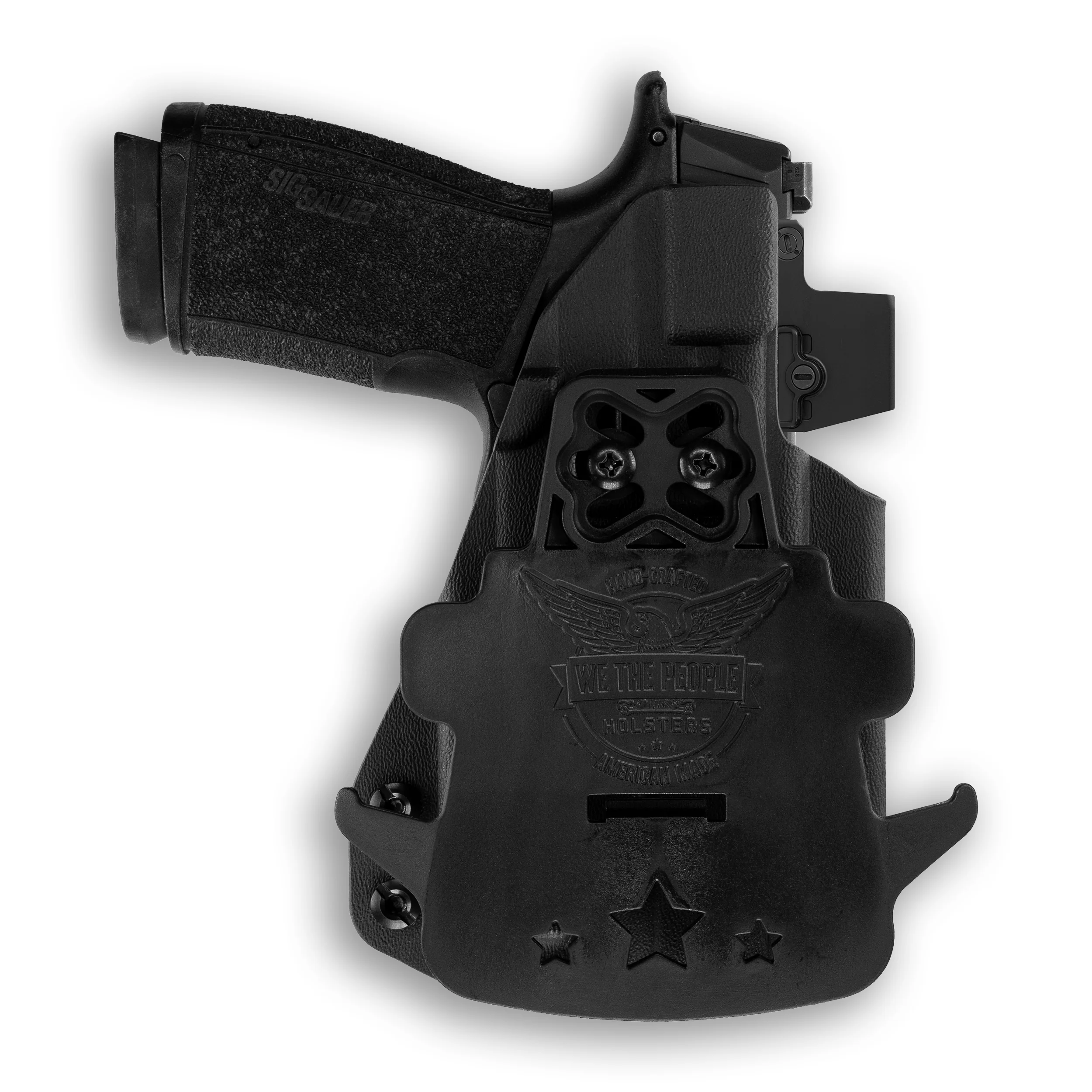 Sig Sauer P365-XMacro with Olight Baldr S Light Red Dot Optic Cut OWB Holster - Image 4