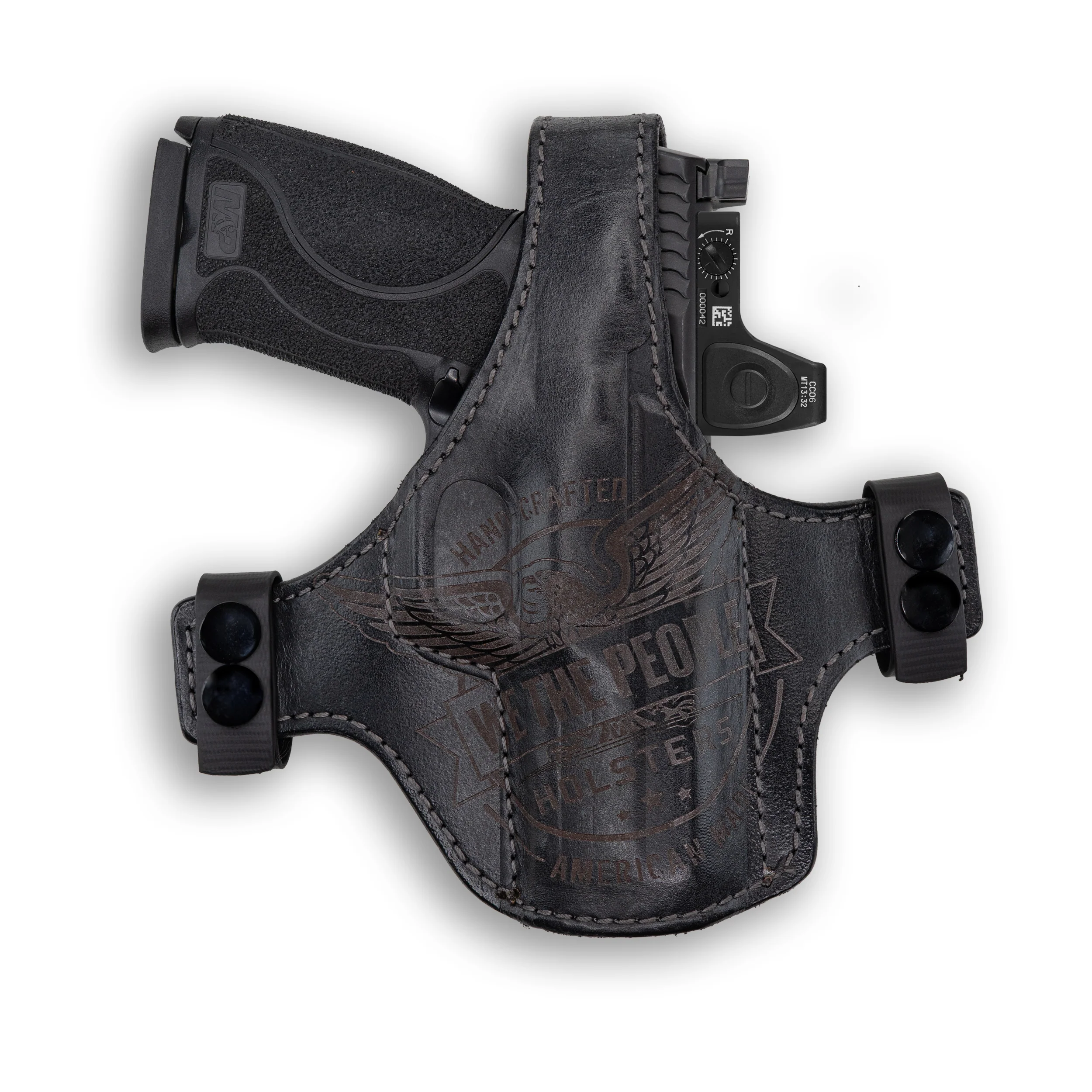 Smith & Wesson M&P 45 M2.0 4.6" Full Size Independence Thumb Break Leather OWB Holster - Image 3