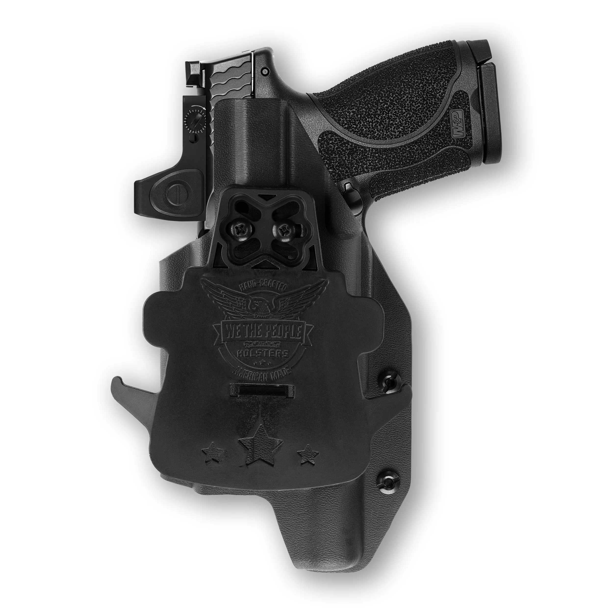 Smith & Wesson M&P 4.25" Full Size with Surefire X300U-A Light Red Dot Optic Cut OWB Holster - Image 2