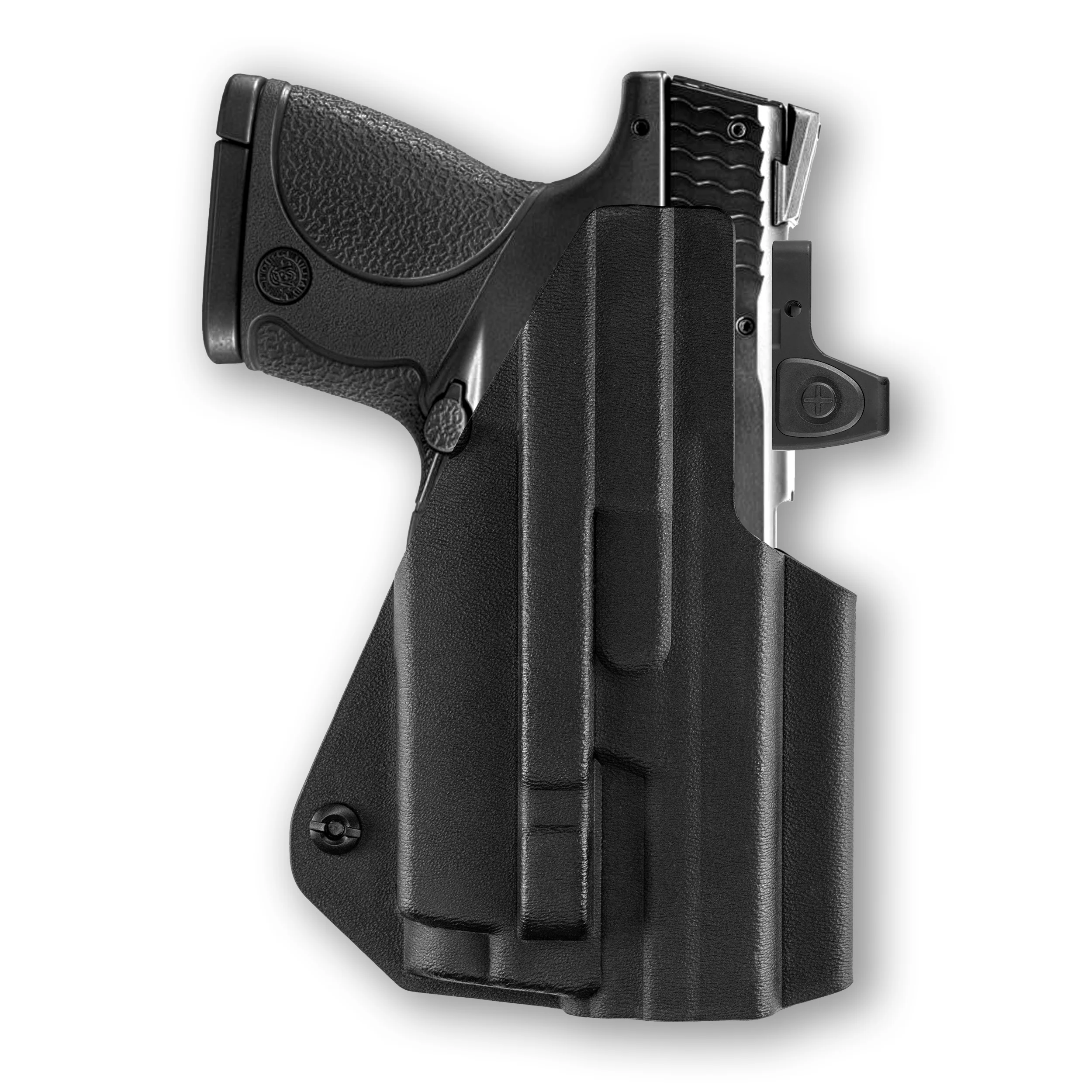 Smith & Wesson M&P 40C 3.5" with Olight Baldr RL Mini Light Red Dot Optic Cut IWB Holster - Image 4