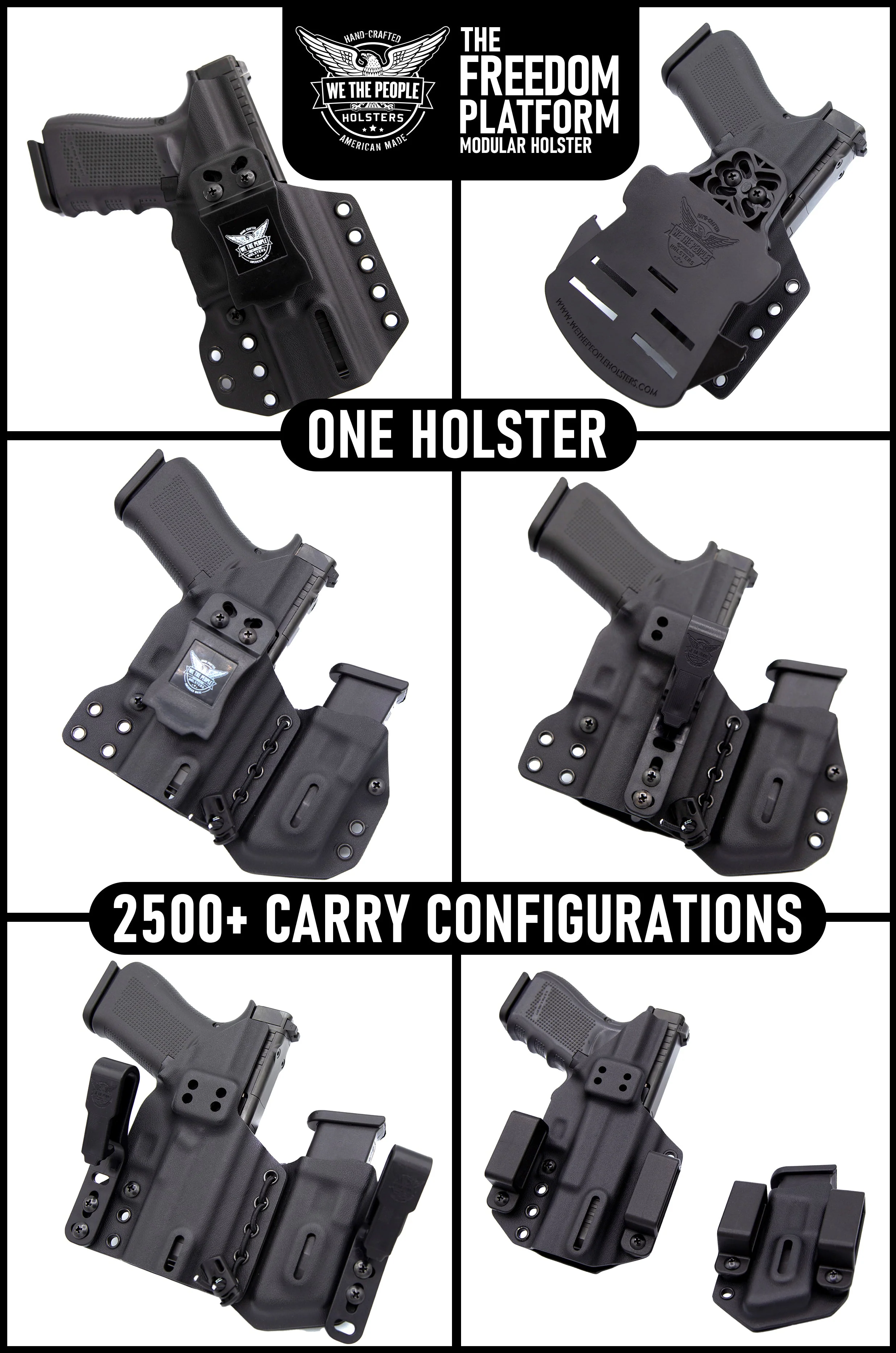 Smith & Wesson M&P 9C/40C / M2.0 3.5"/3.6" Compact Freedom Holster Platform - Platinum Edition