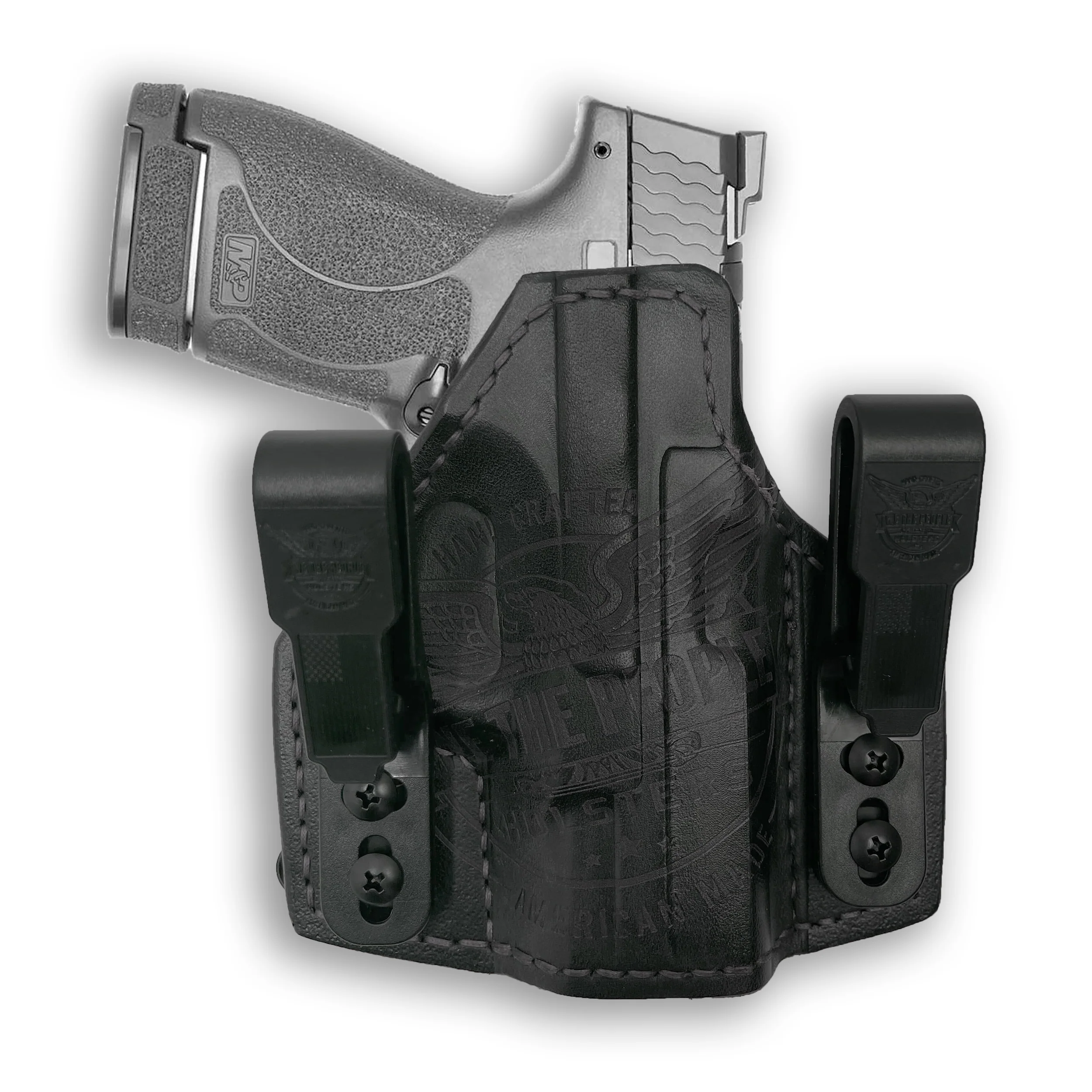 Smith & Wesson M&P 9C/40C / M2.0 3.5"/3.6" Compact Independence Leather IWB Holster - Image 4