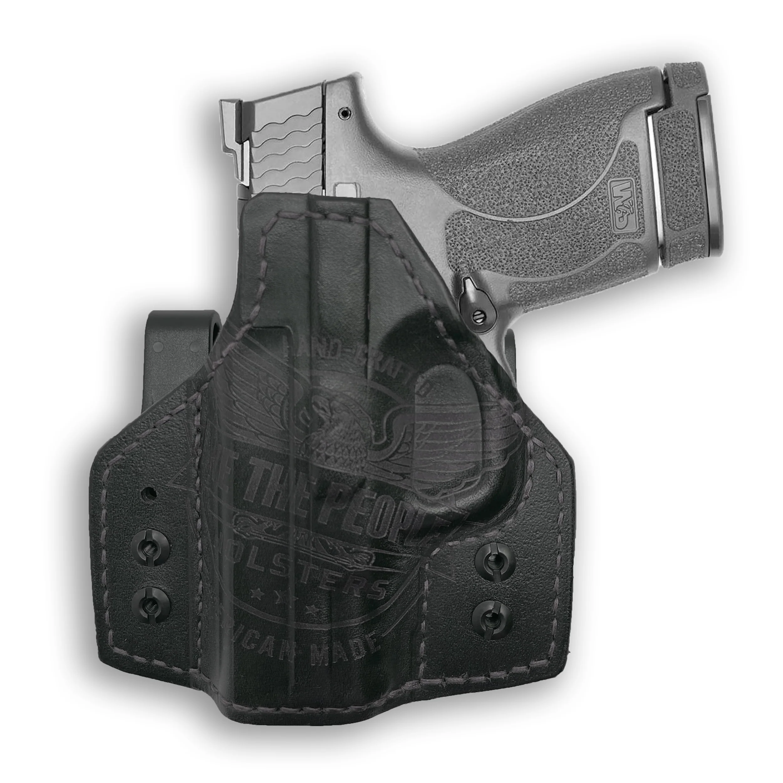 Smith & Wesson M&P 9C/40C / M2.0 3.5"/3.6" Compact Independence Leather IWB Holster - Image 5