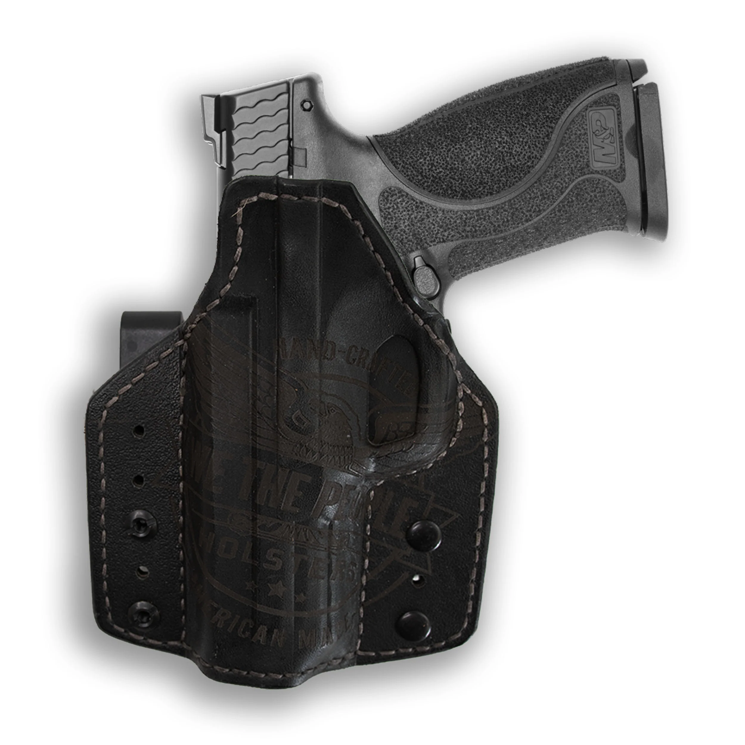 Smith & Wesson M&P / M2.0 4"/4.25" Compact 9/40 Independence Leather IWB Holster - Image 5