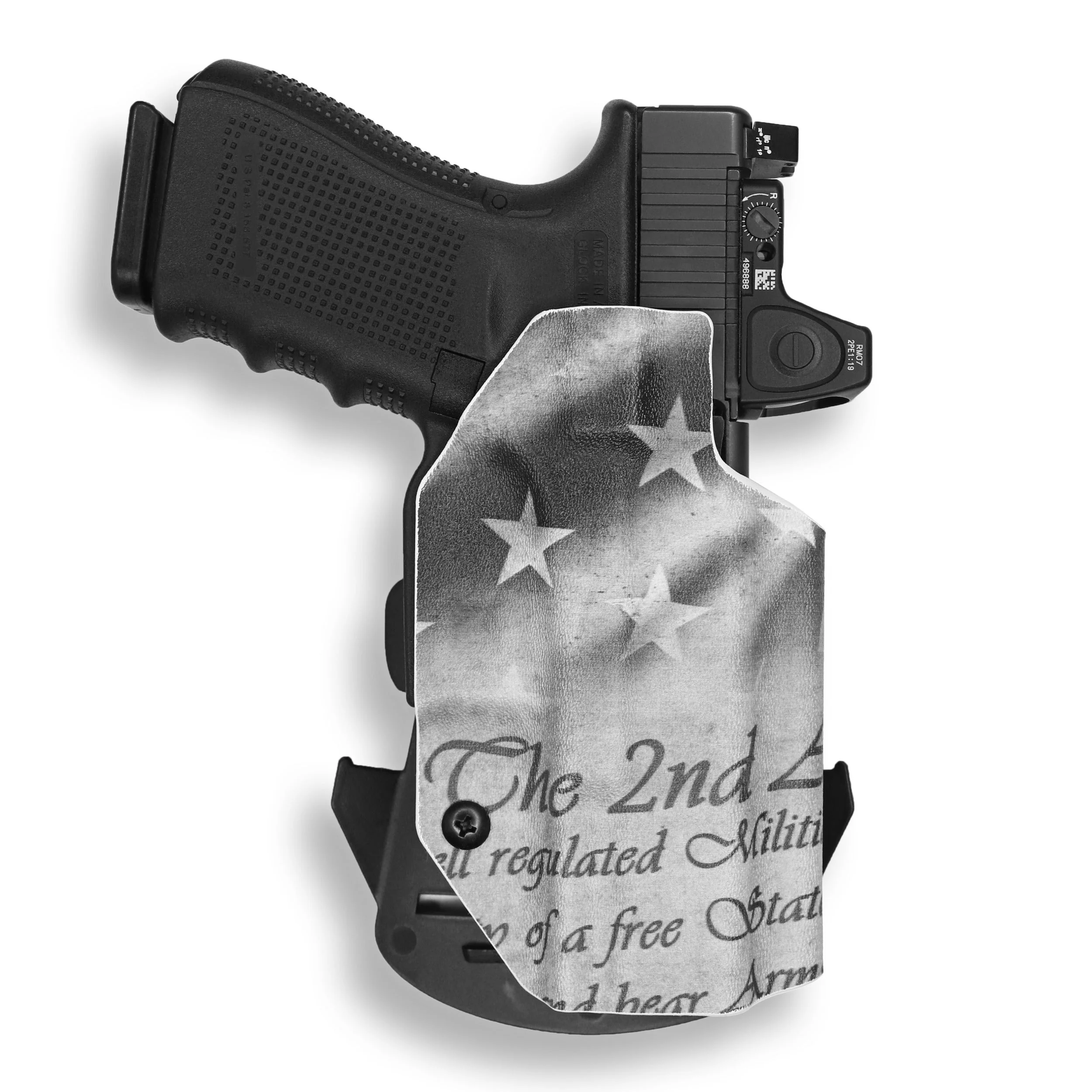 Smith & Wesson M&P / M2.0 4"/4.25" Compact 9/40 Manual Safety with Streamlight TLR-1/1S/HL Light Red Dot Optic Cut OWB Holster - Image 33