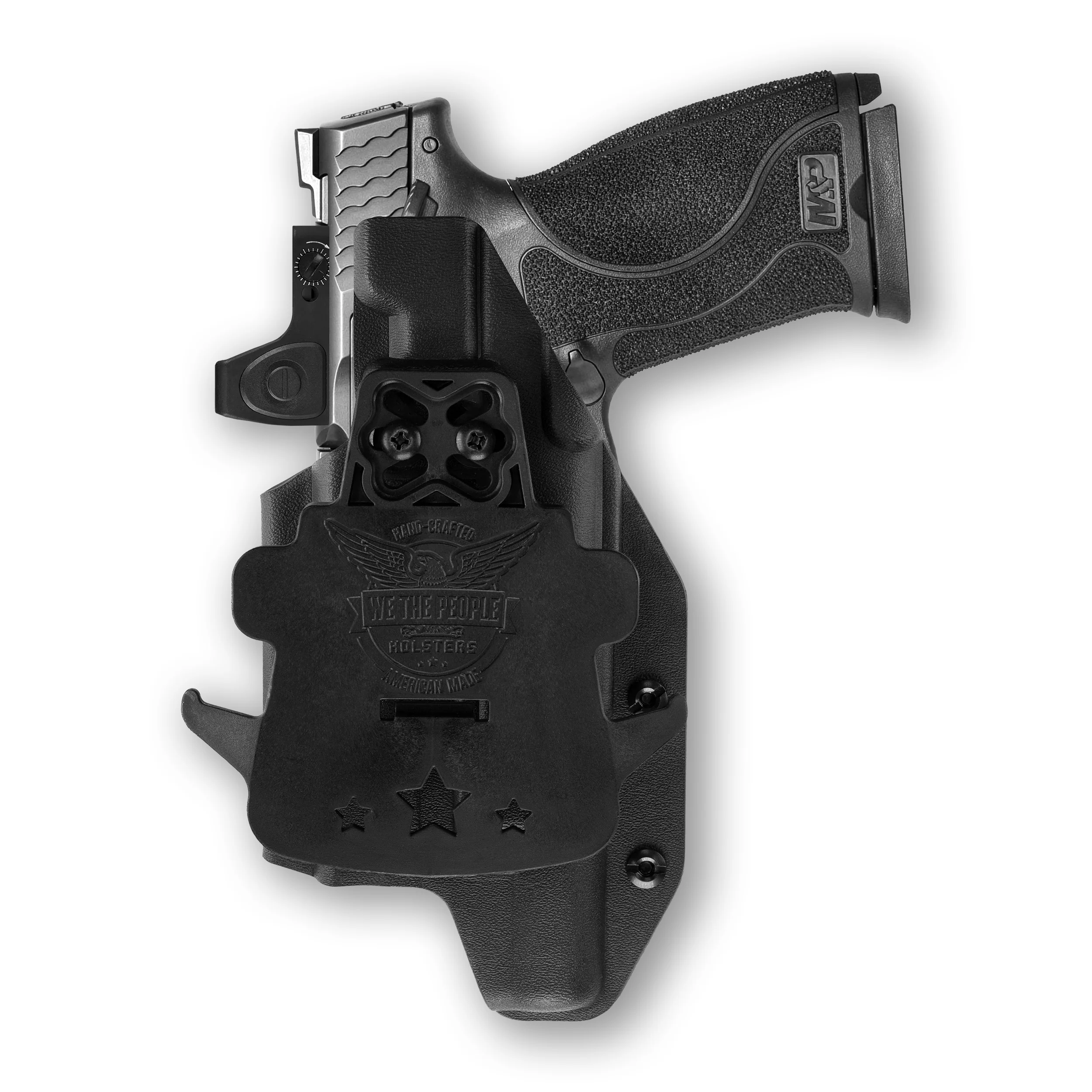 Smith & Wesson M&P / M2.0 4"/4.25" Compact 9/40 Manual Safety with Surefire X300U-A Light Red Dot Optic Cut OWB Holster - Image 2