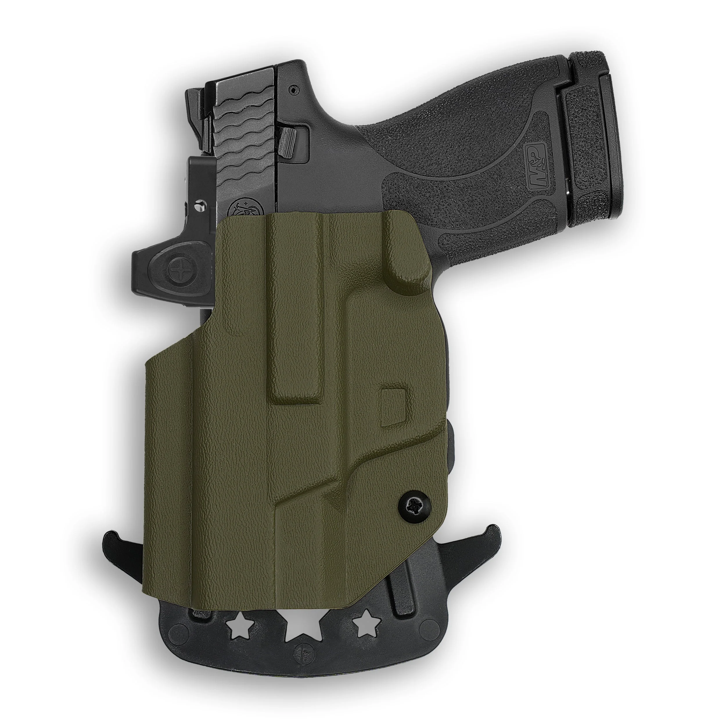 Smith & Wesson M&P Shield 9MM/.40 Red Dot Optic Cut OWB Holster - Image 105