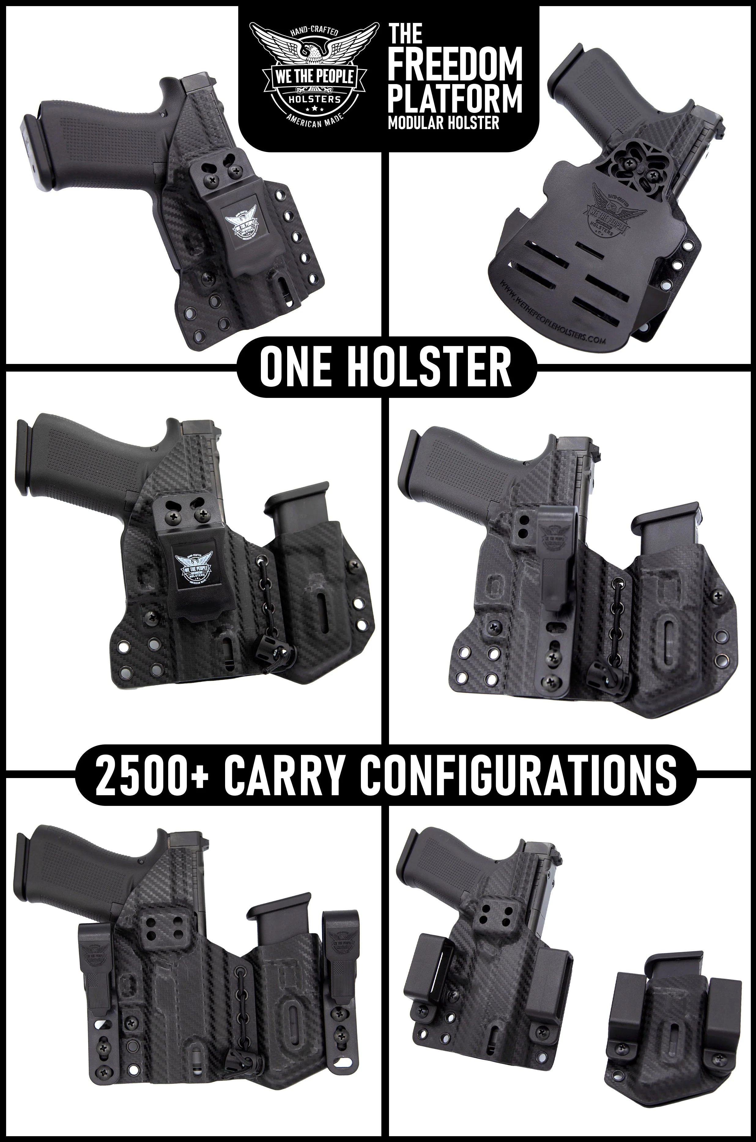 Smith & Wesson M&P Shield 4" 9MM / .40 Freedom Holster Platform - Platinum Edition - Image 10