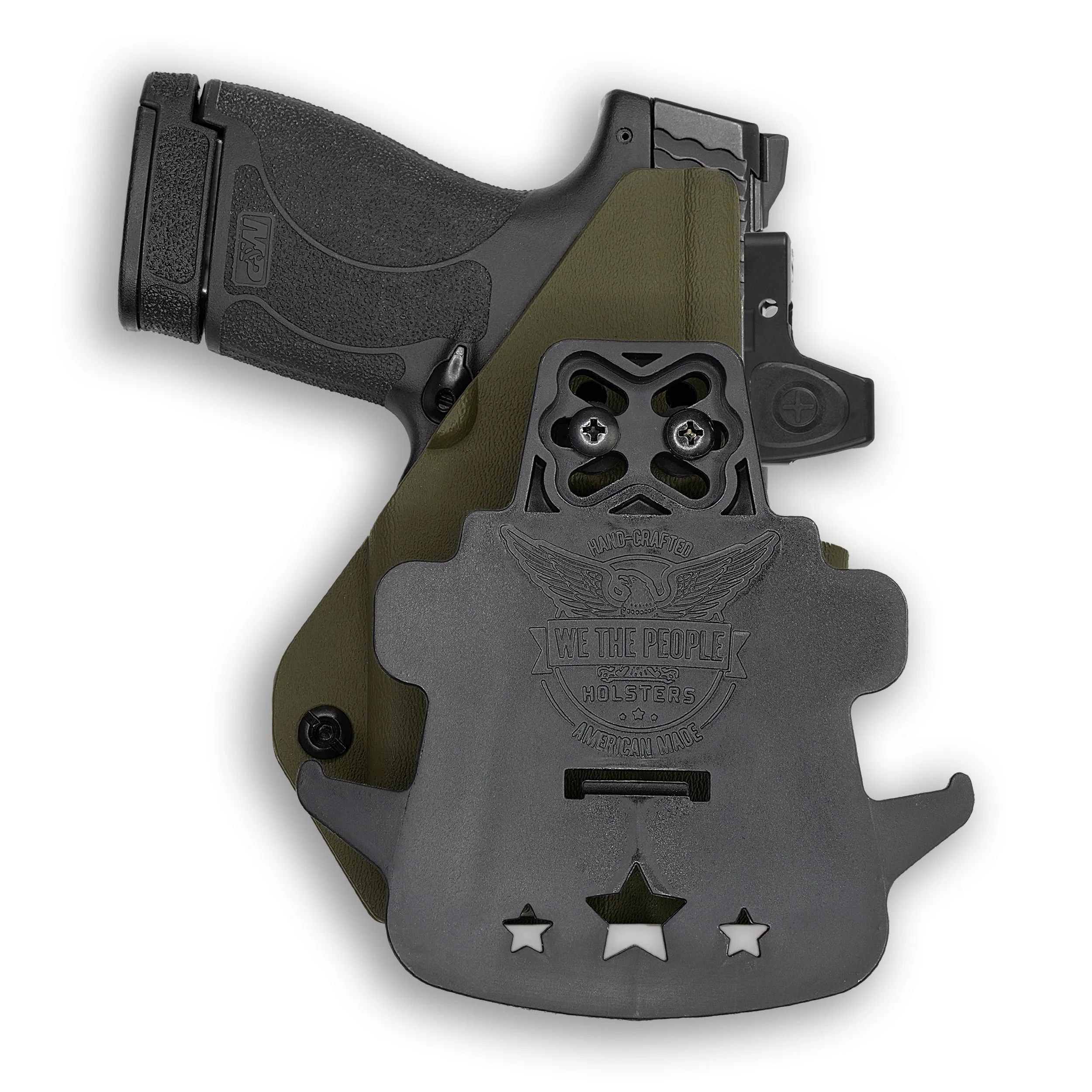 Smith & Wesson M&P Shield / M2.0 / Plus 9MM/.40/30 Super Carry with Streamlight TLR-6 Light/Laser Red Dot Optic Cut OWB Holster - Image 106