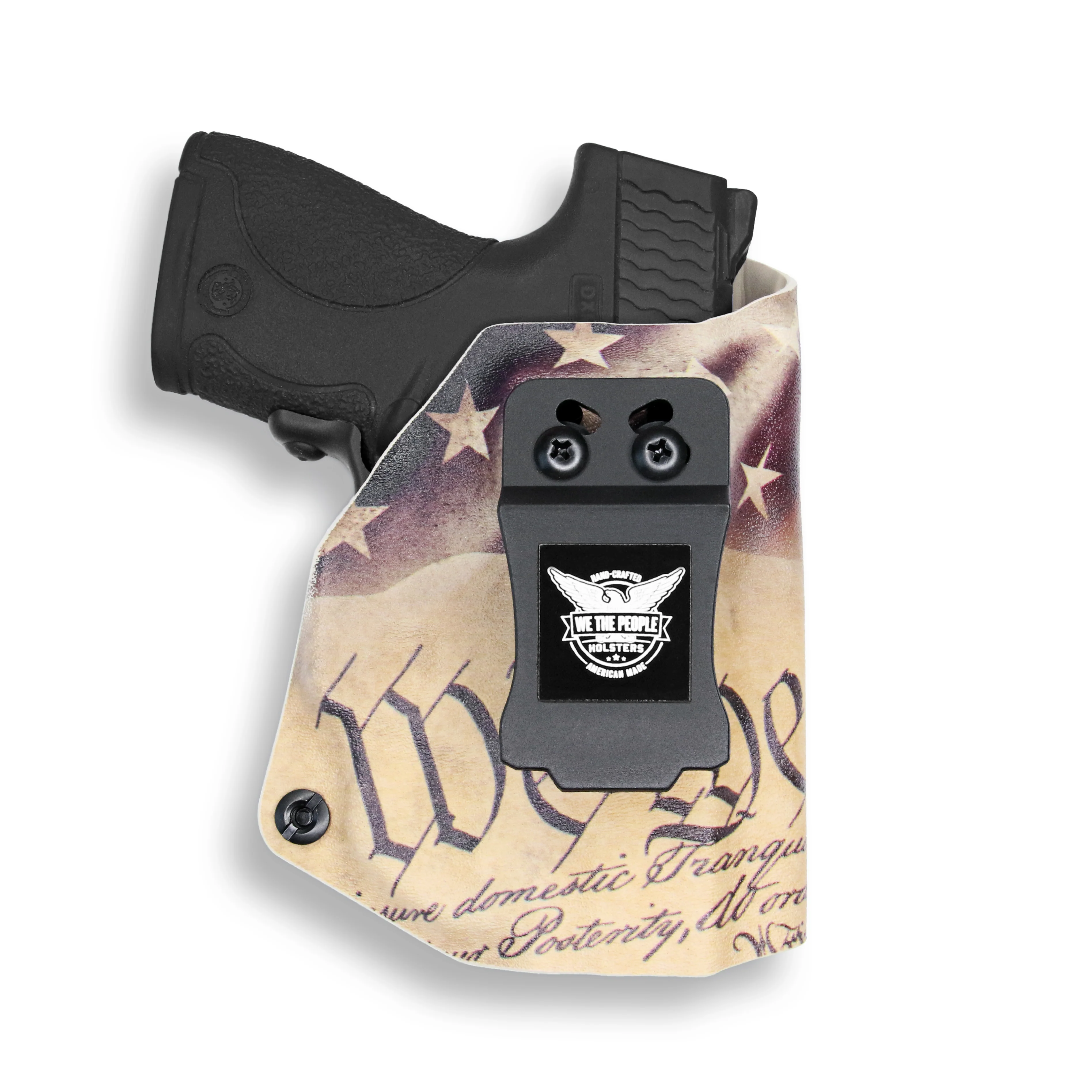 Smith & Wesson M&P Shield / M2.0 / Plus 9MM/.40/30 Super Carry with Crimson Trace LG-489G Laser IWB Holster - Image 19