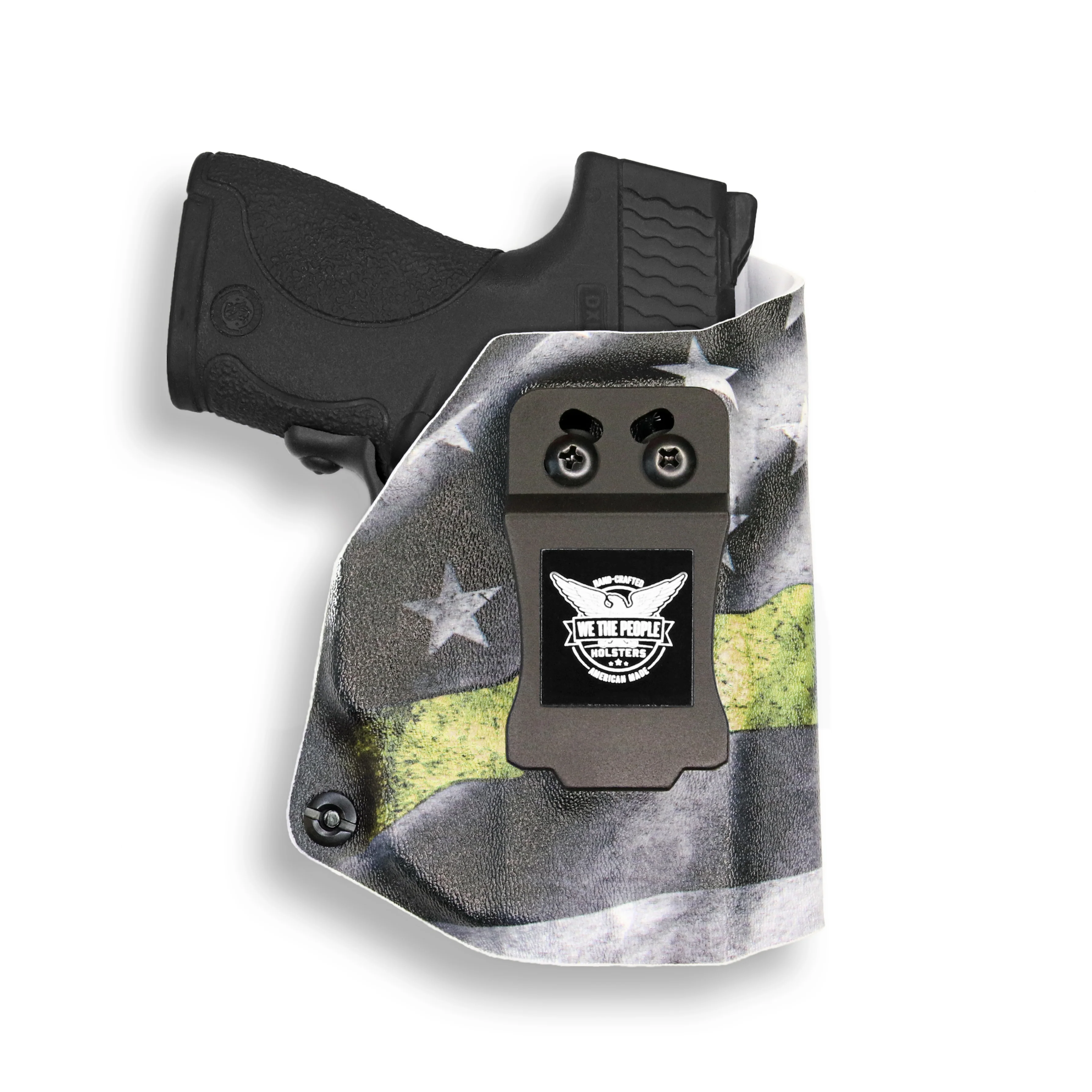 Smith & Wesson M&P Shield / M2.0 / Plus 9MM/.40/30 Super Carry with Crimson Trace LG-489G Laser IWB Holster - Image 21