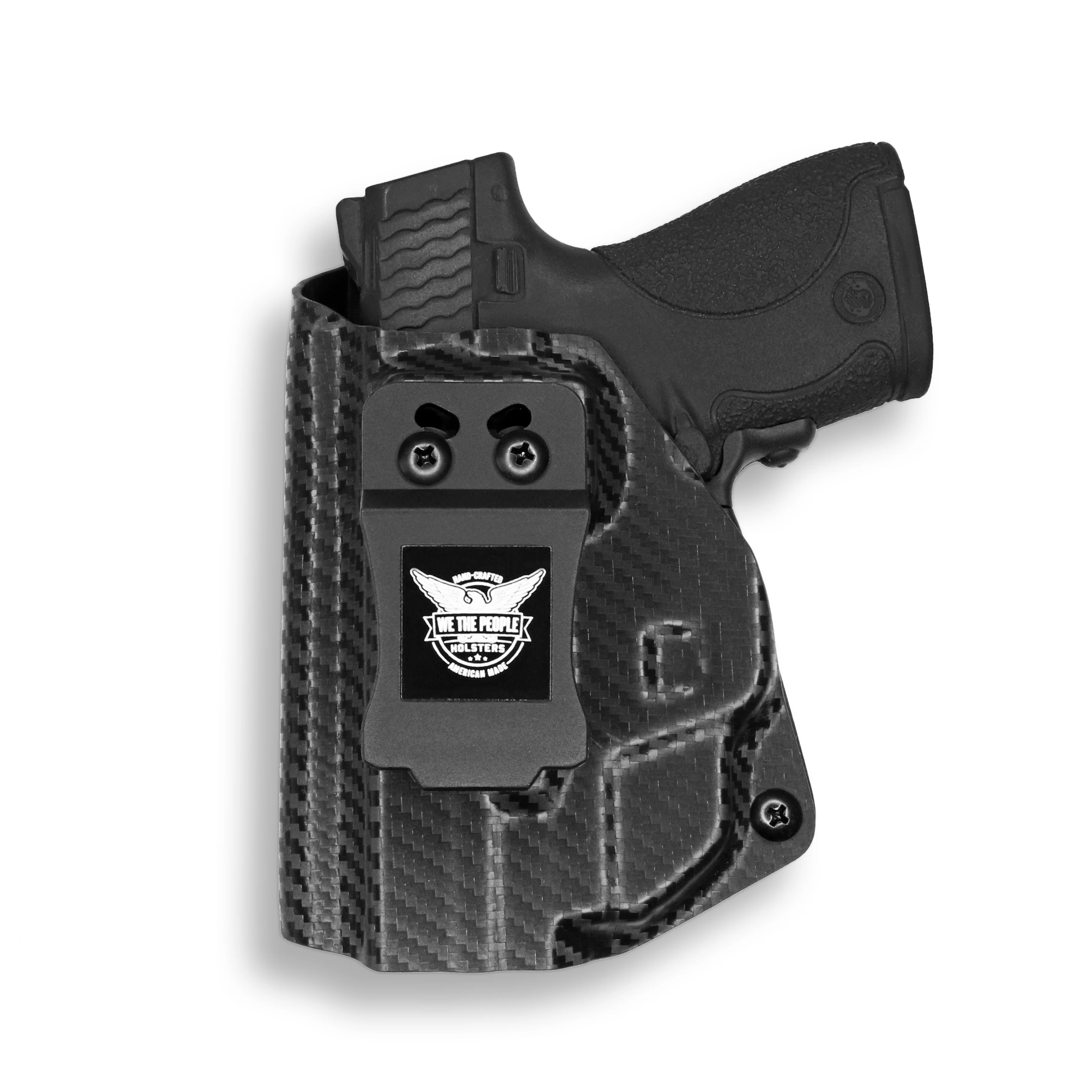 Smith & Wesson M&P Shield / M2.0 / Plus 9MM/.40/30 Super Carry with Crimson Trace LG-489G Laser IWB Holster - Image 5