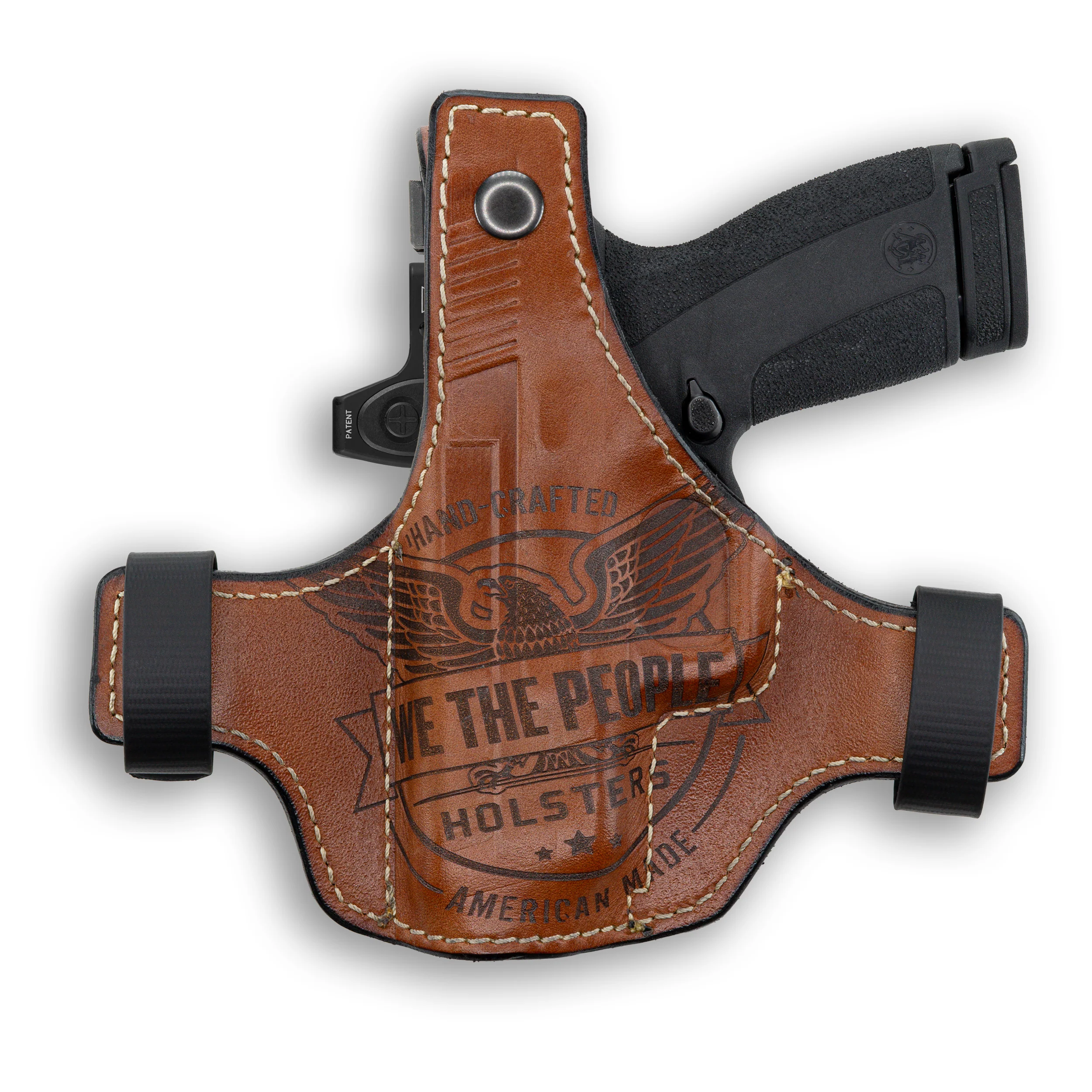 Smith & Wesson M&P Shield X Thumb Safety Independence Thumb Break Leather OWB Holster - Image 2