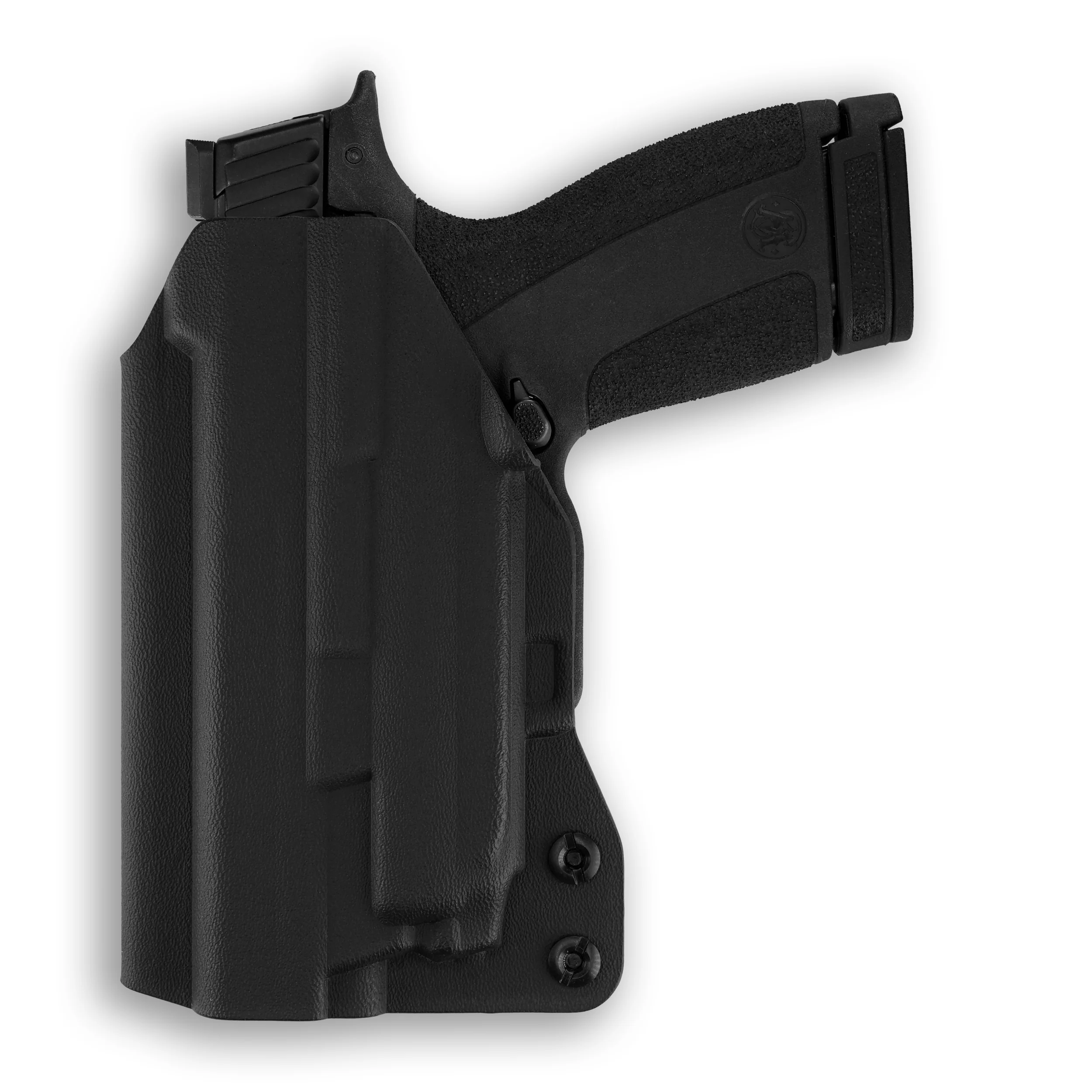 Smith & Wesson M&P Shield X No Thumb Safety with Crimson Trace CMR-201 Rail Master Universal Laser IWB Holster - Image 2