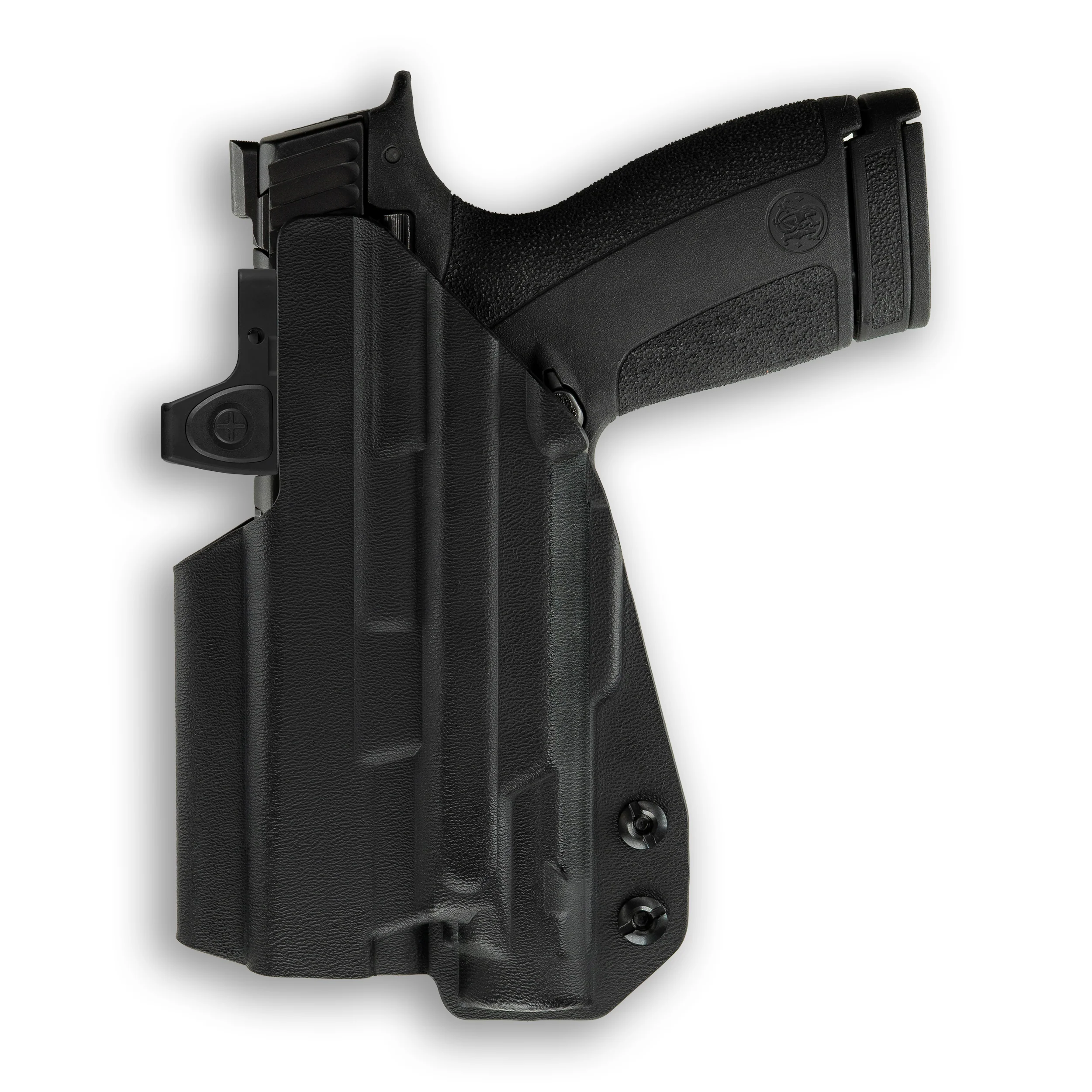 Smith & Wesson M&P Shield X No Thumb Safety with Holosun P.ID-K Light Red Dot Optic Cut IWB Holster - Image 2