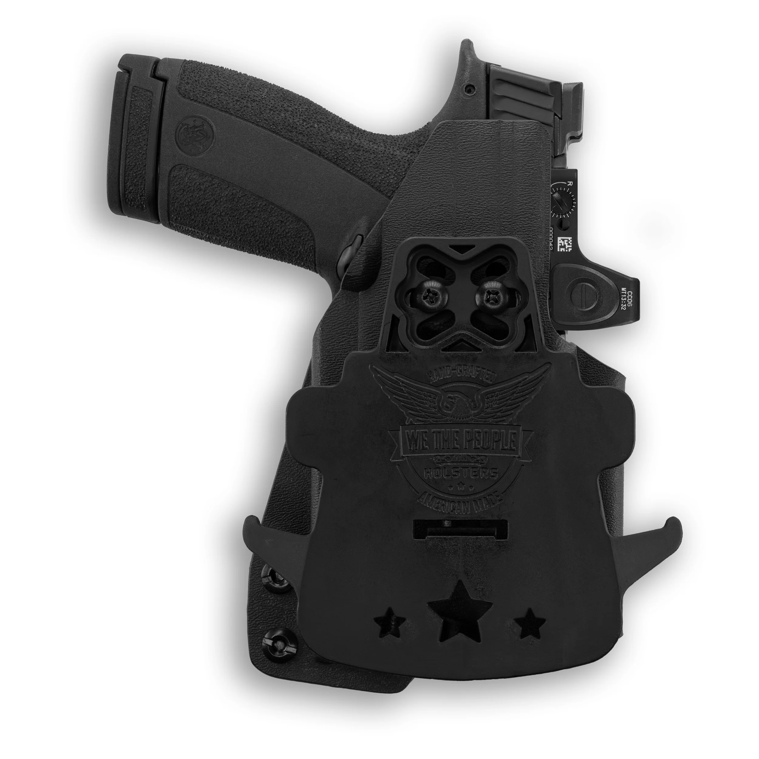 Smith & Wesson M&P Shield X Thumb Safety with Olight Baldr S Light Red Dot Optic Cut OWB Holster - Image 4
