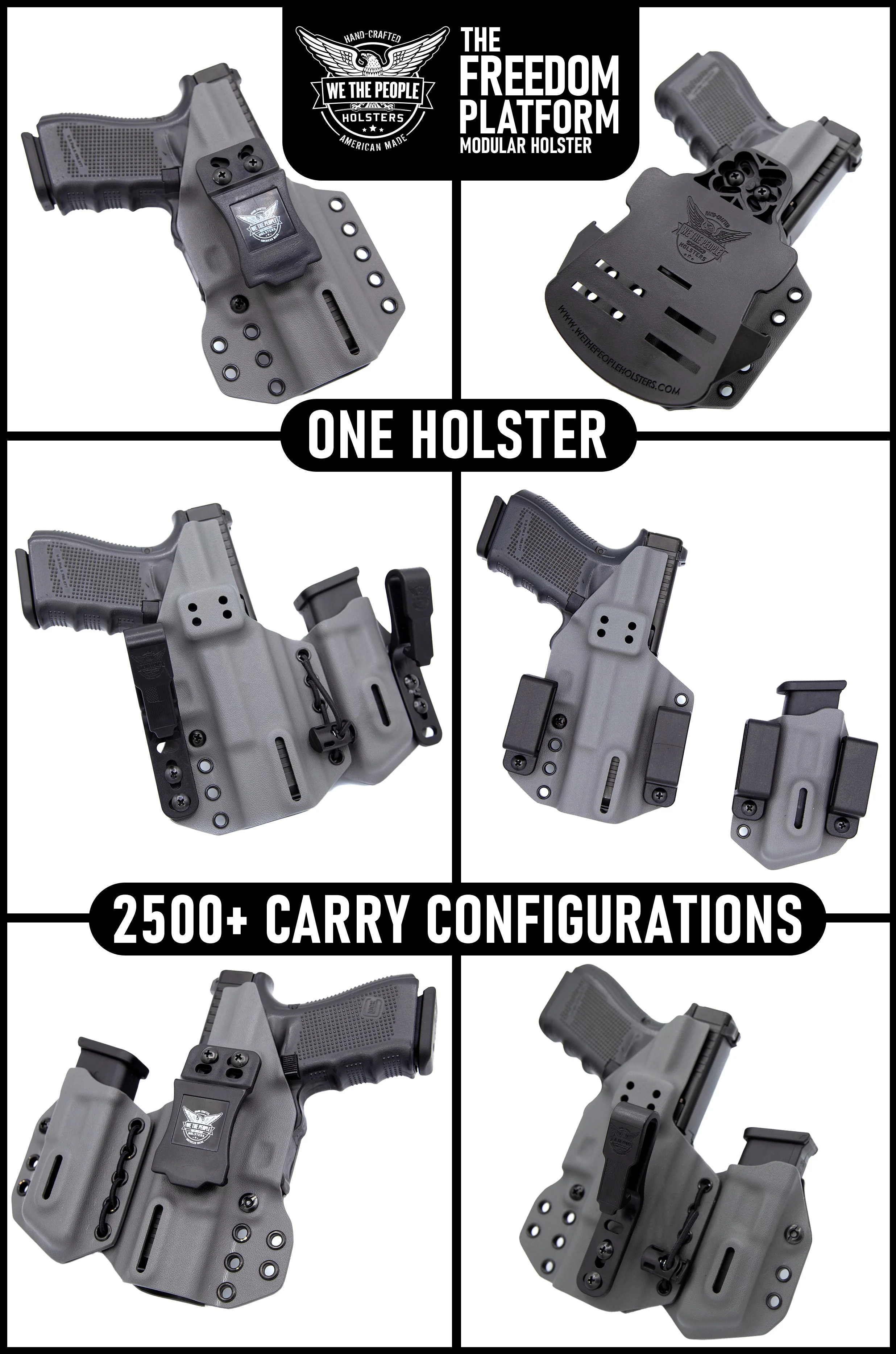 Smith & Wesson Performance Center M&P 9 Shield Plus Carry Comp Freedom Holster Platform - Platinum Edition - Image 9