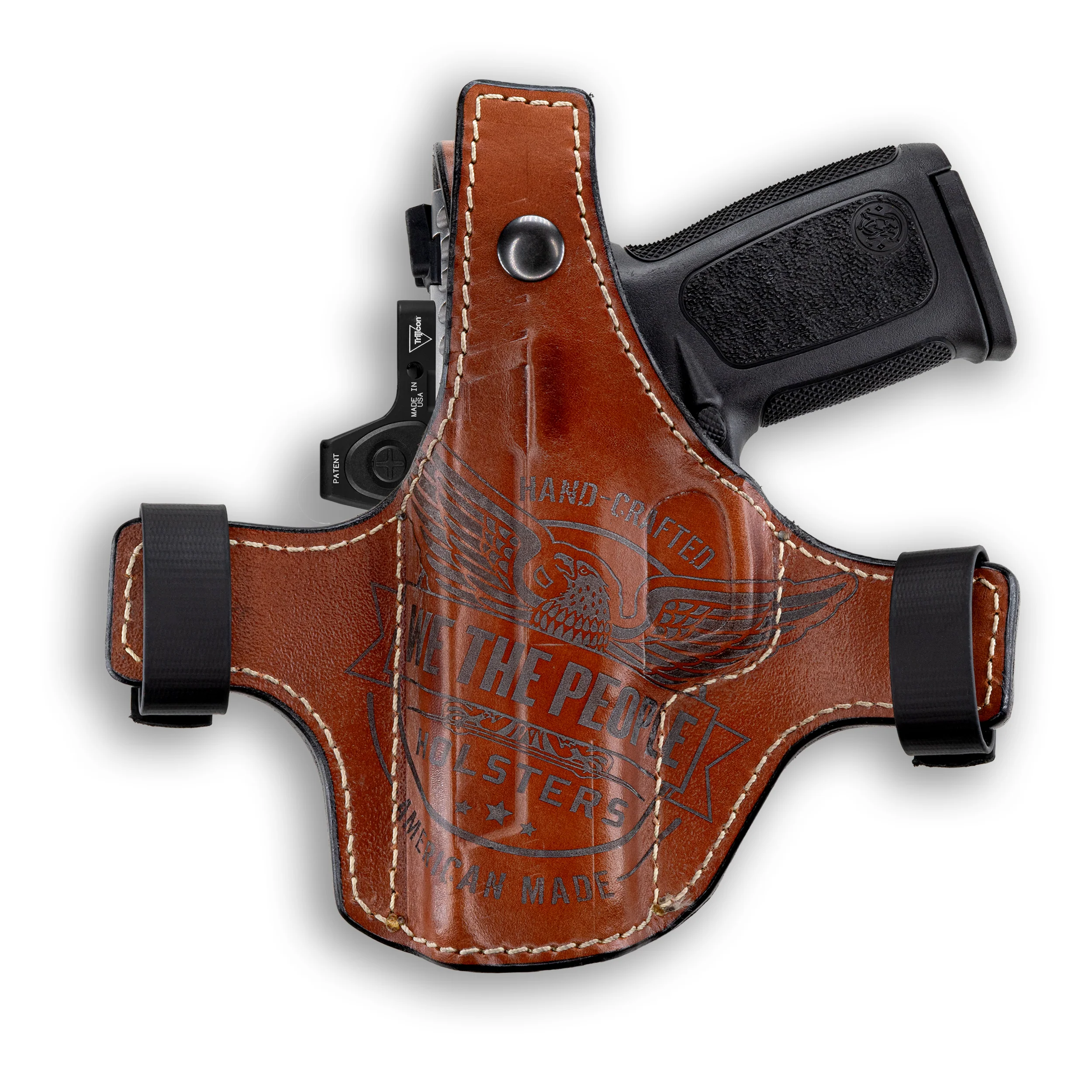 Smith & Wesson SD40 VE Independence Thumb Break Leather OWB Holster - Image 2